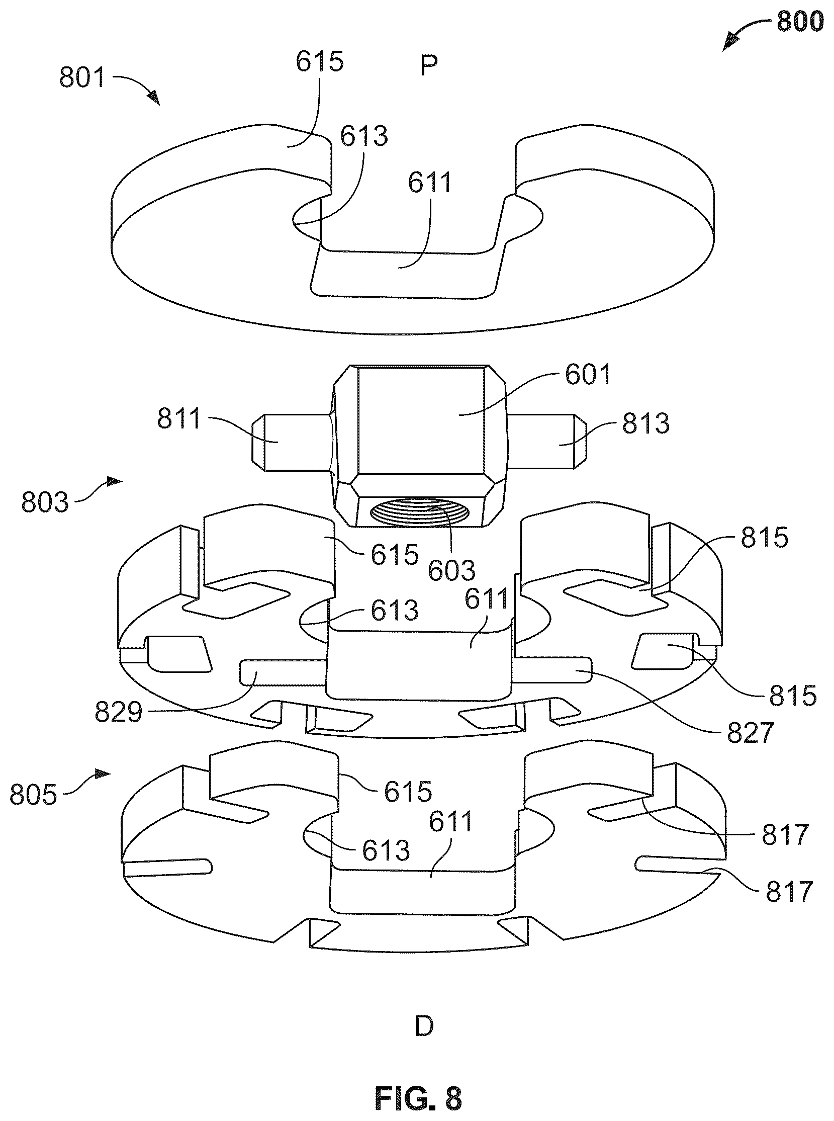 Patent US12588988 Figure 7 – Implant delivery