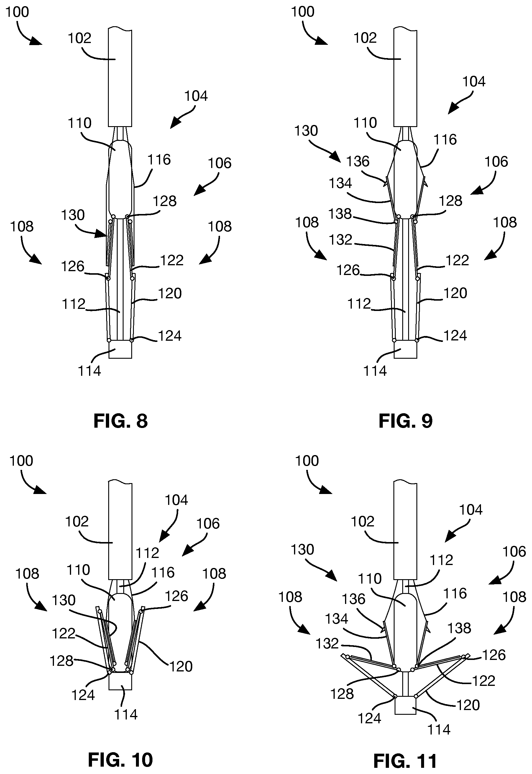Patent US12588997 Figure 6 – Heart valve sealing devices and delivery devices therefor