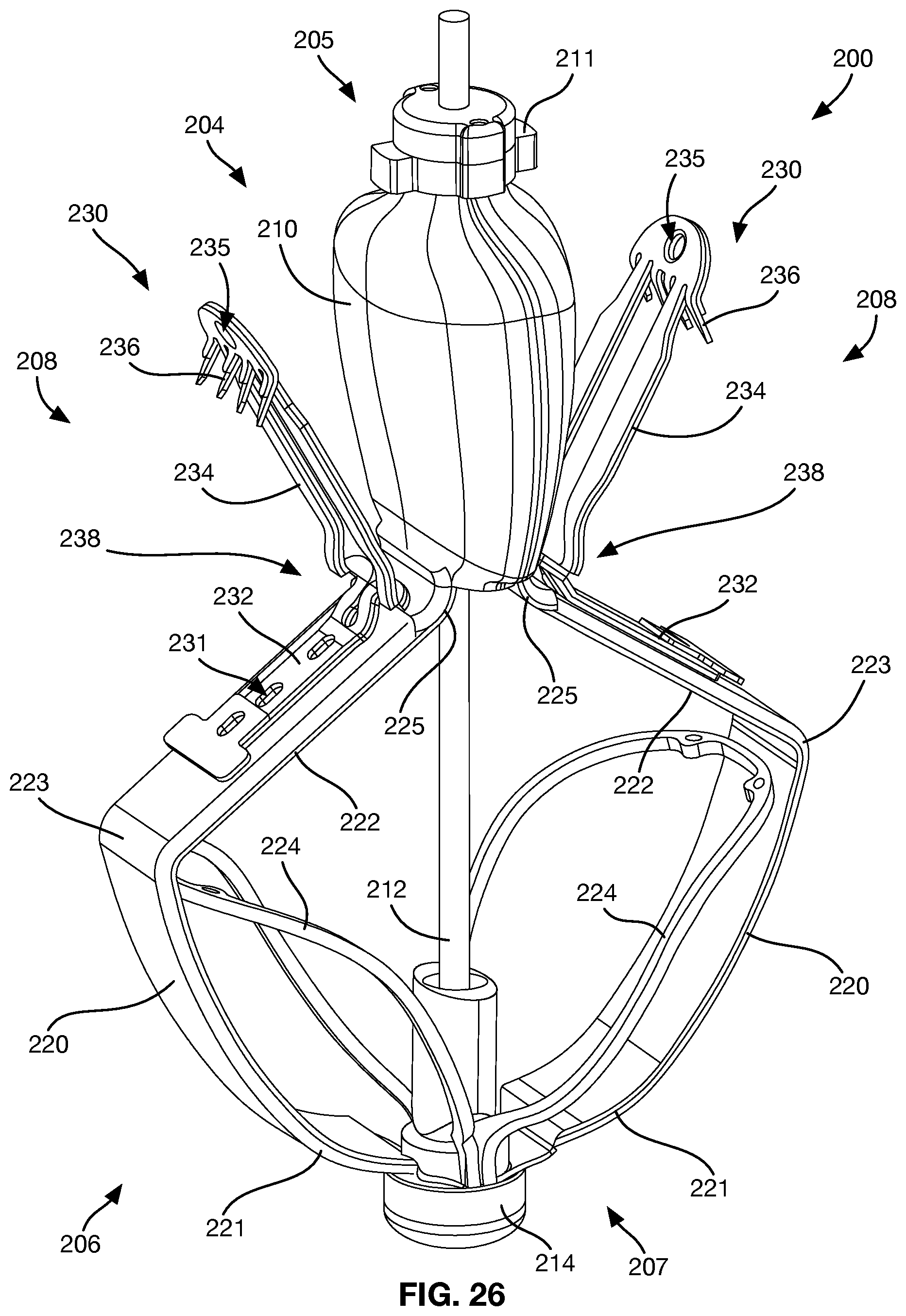 Patent US12588997 Figure 18 – Heart valve sealing devices and delivery devices therefor