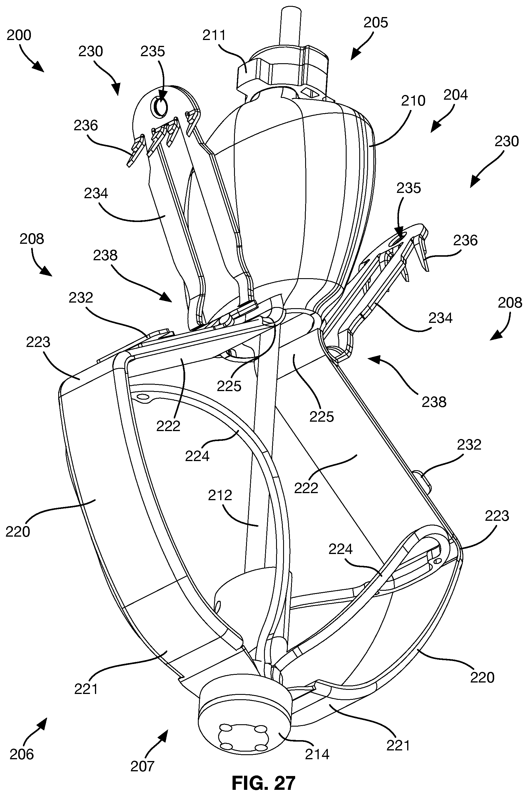 Patent US12588997 Figure 19 – Heart valve sealing devices and delivery devices therefor