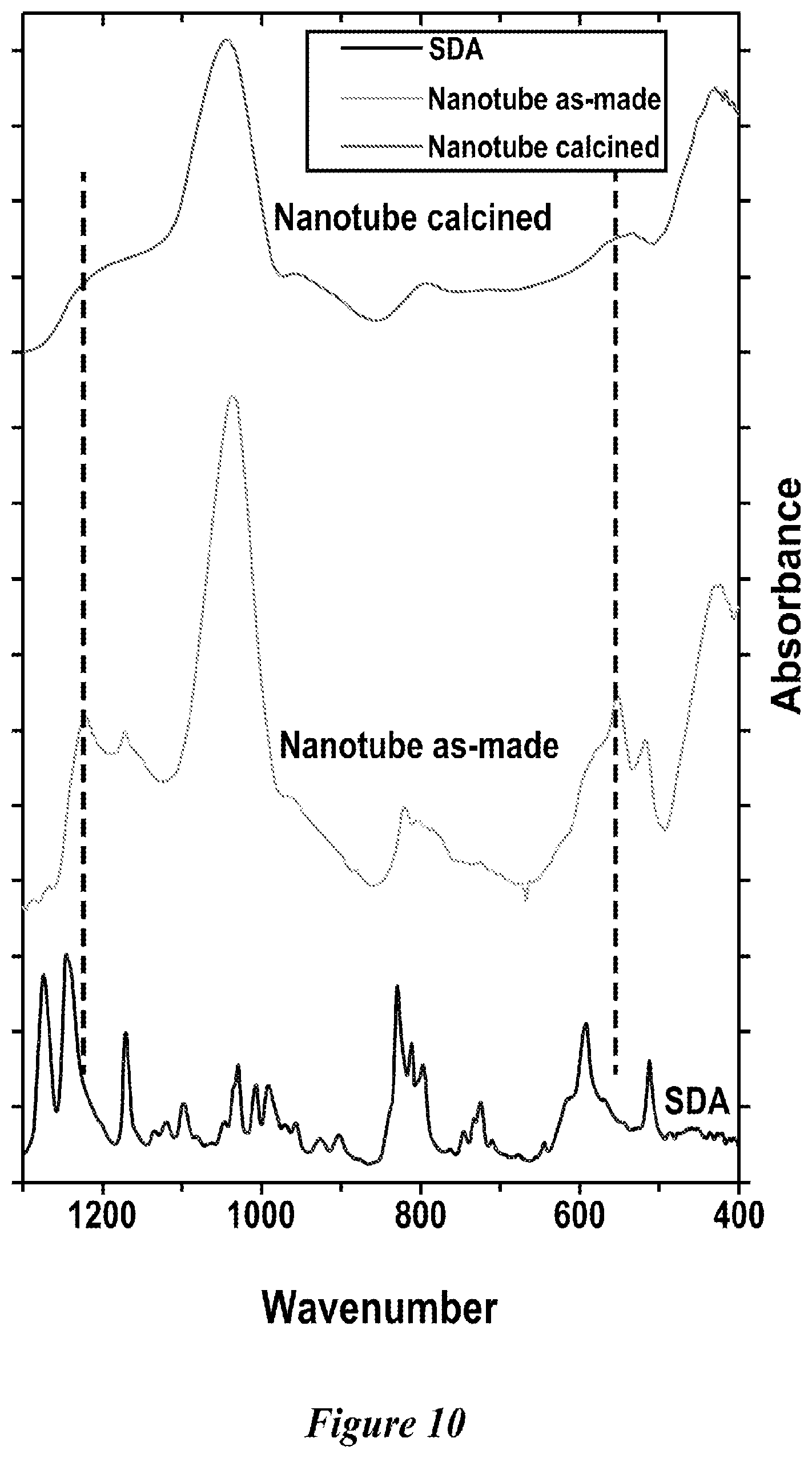 Patent US12590007 Figure 7 – Zeolite nanotubes and methods of making and use thereof