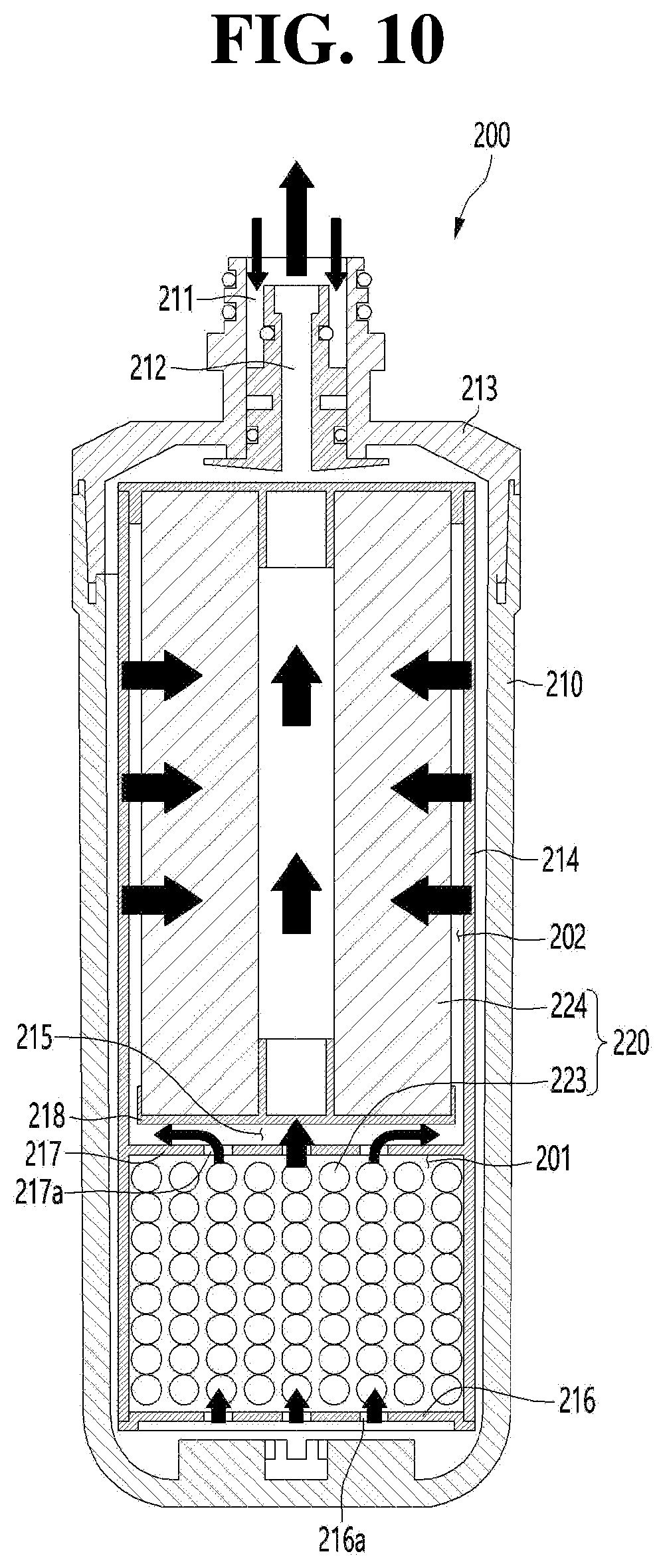 Patent US12590015 Figure 7 – Water purifier filter and water purifier comprising same
