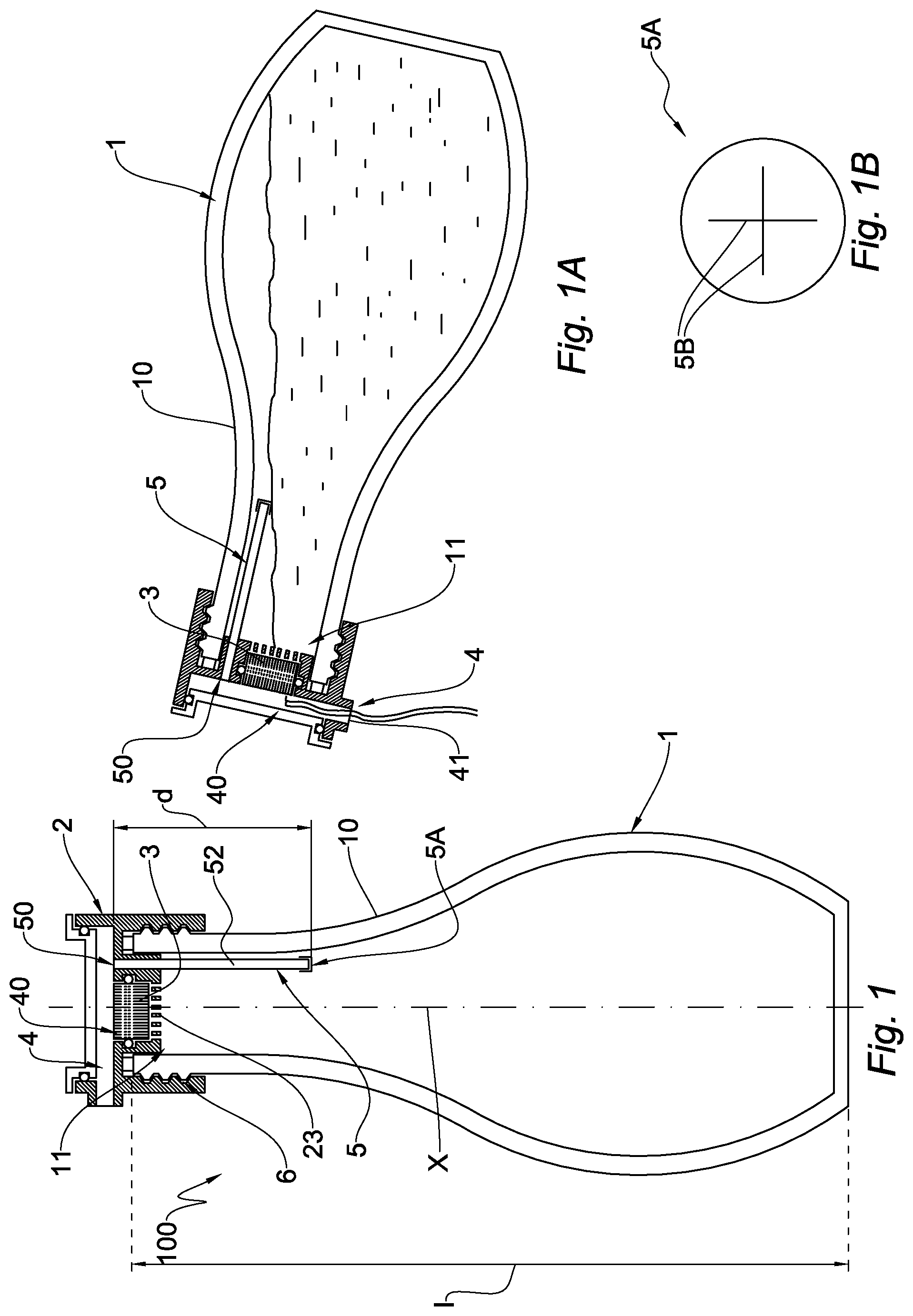 Patent US12590016 Figure 1 – Filtering container for liquids