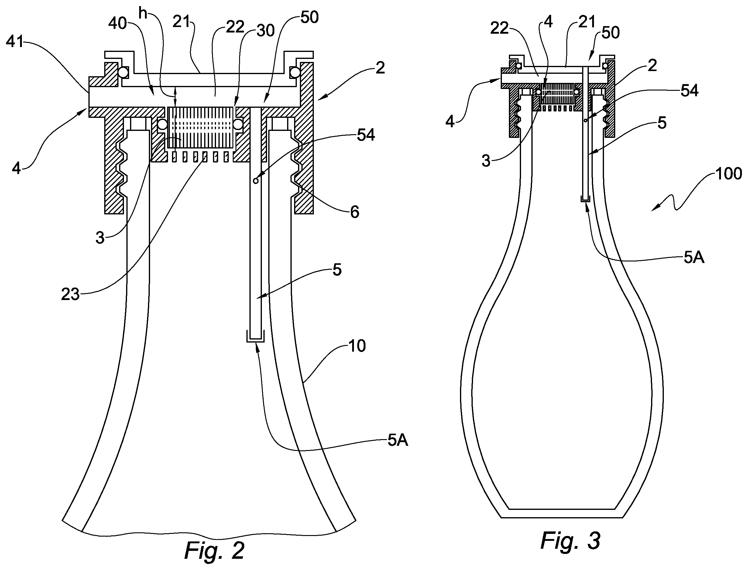 Patent US12590016 Figure 3 – Filtering container for liquids