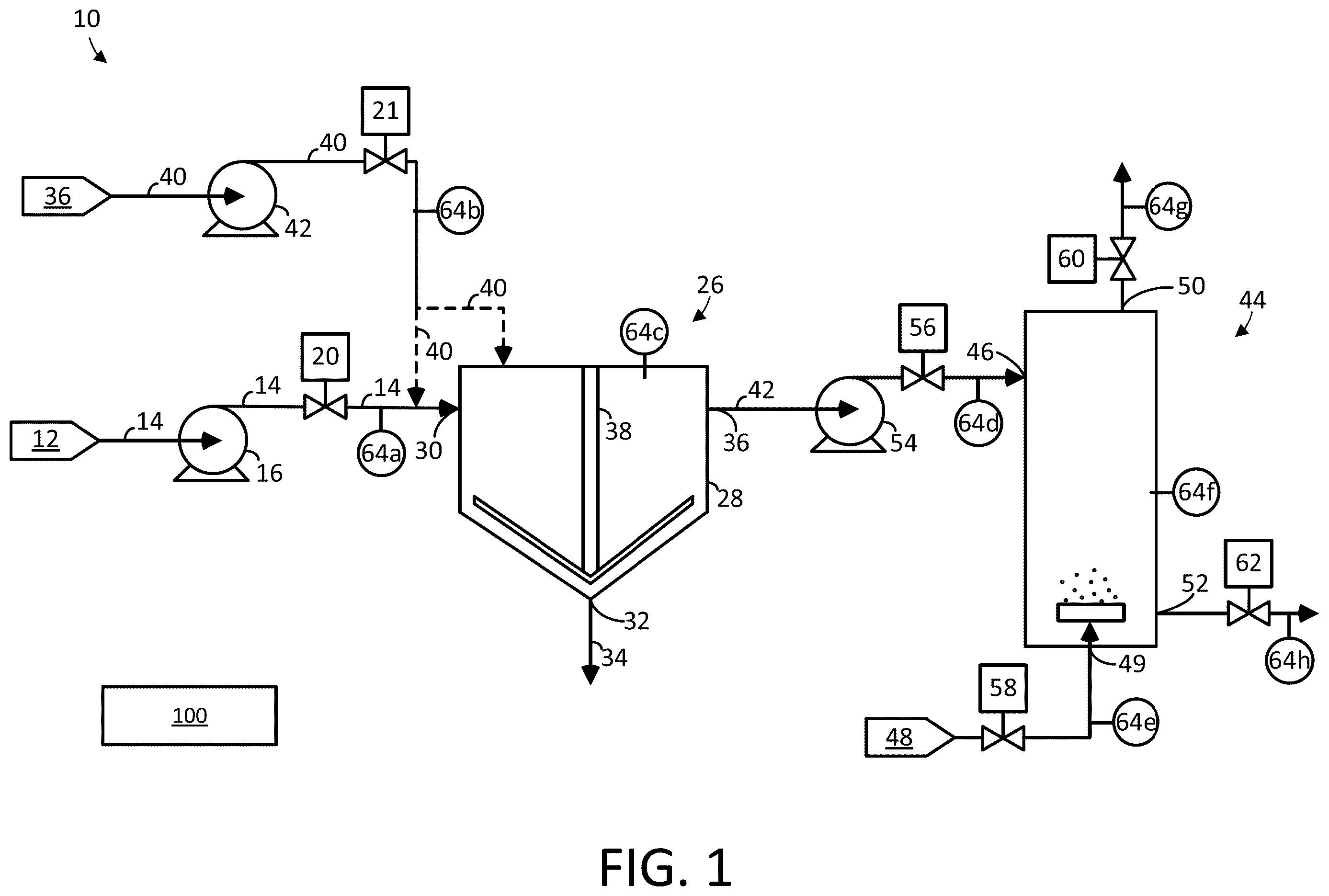 Patent US12590021 Figure 1 – System and methods for wastewater treatment