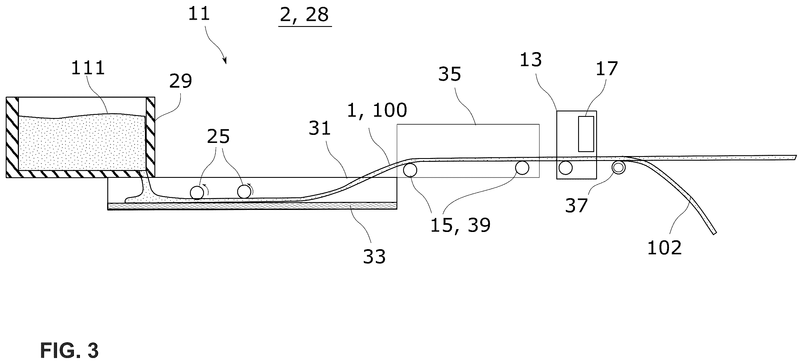 Patent US12590025 Figure 3 – Method and apparatus for processing glass elements