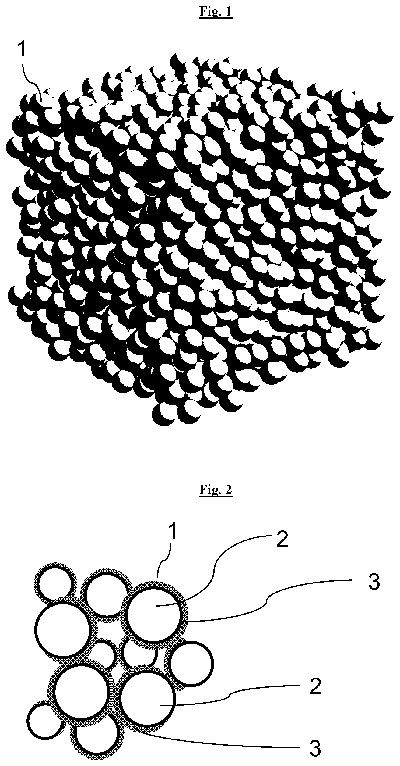 Patent US12590029 Figure 1 – Filling material