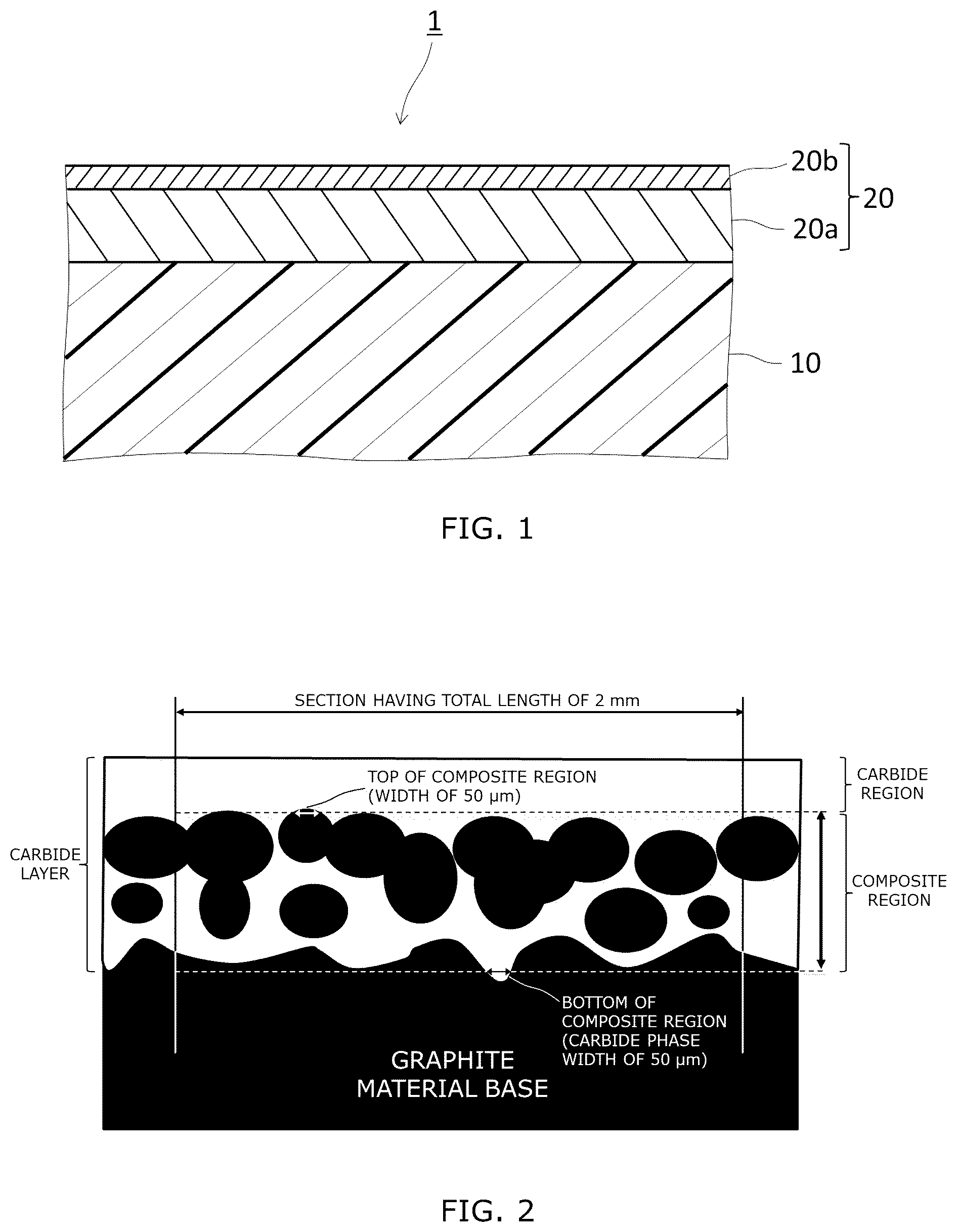 Patent US12590041 Figure 1 – Refractory member and method of producing the same