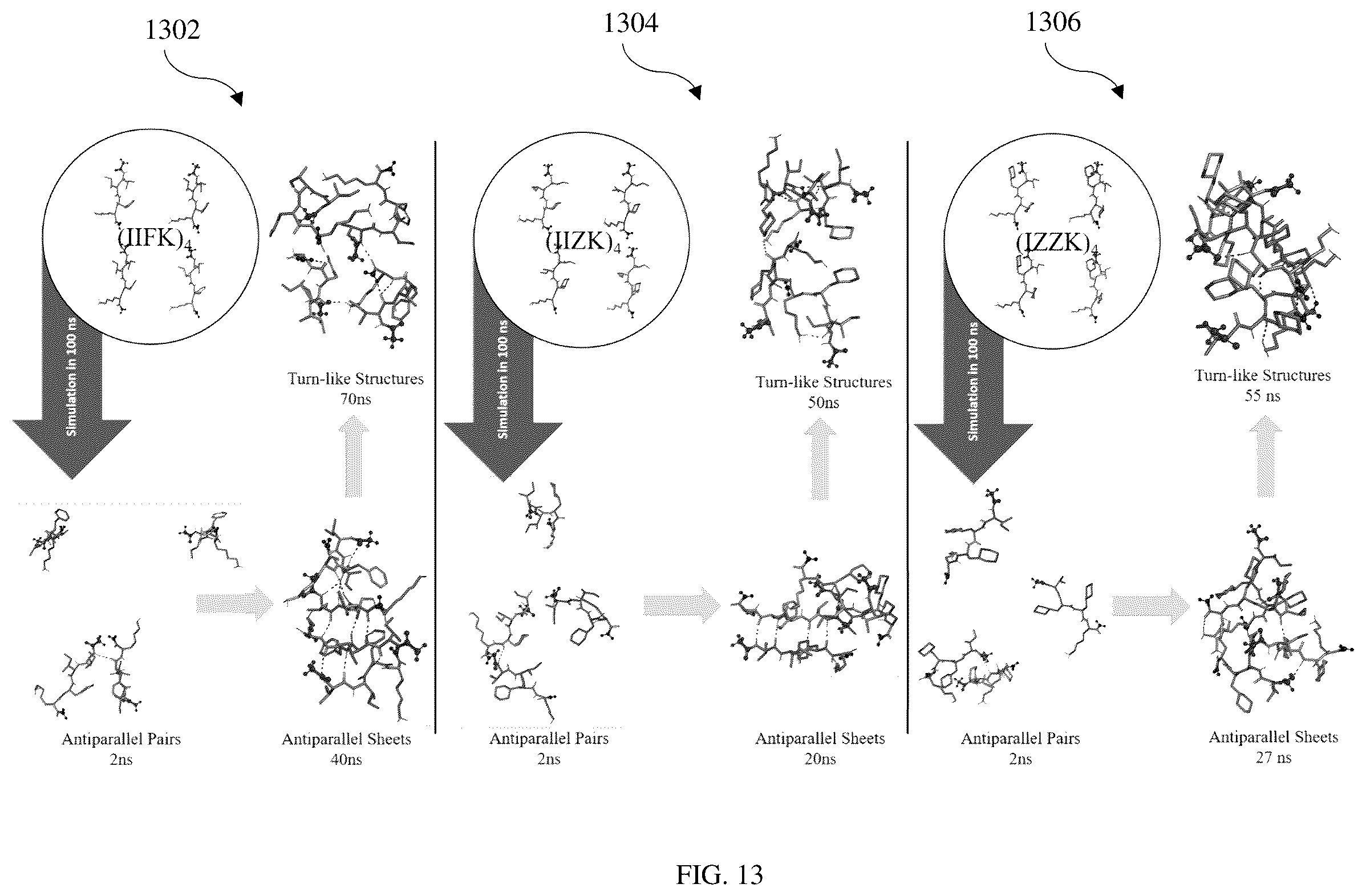 Patent US12590121 Figure 13 – Peptide compound with repetitive sequences