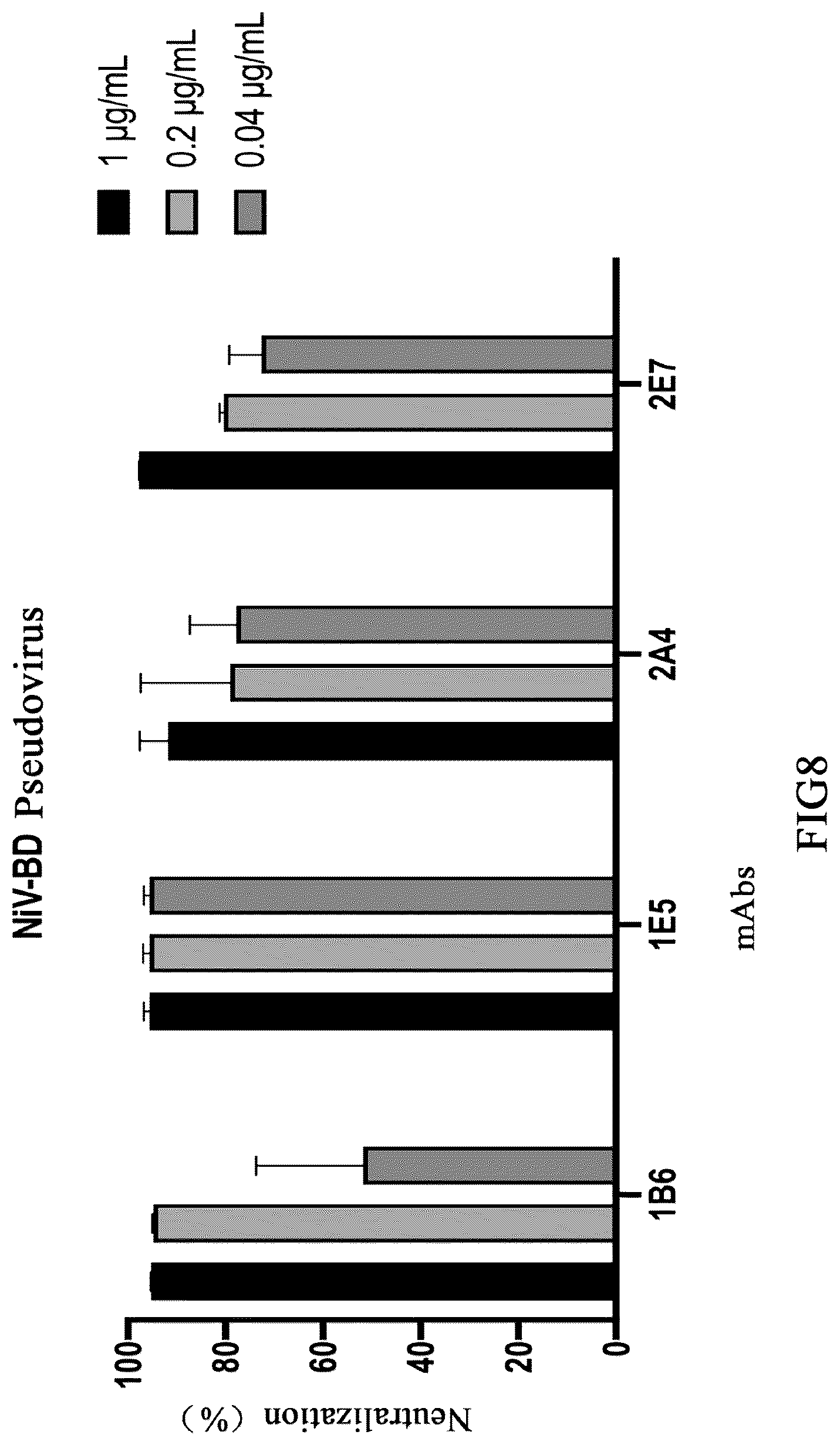 Patent US12590141 Figure 7 – Monoclonal antibodies against Henipavirus glycoprotein G and encoding nucleic acids thereof