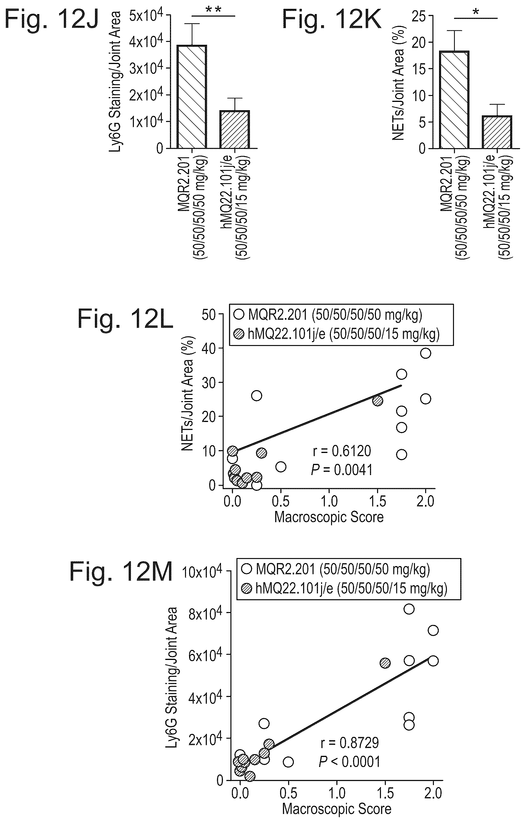 Patent US12590143 Figure 15 – Antibodies binding to citrullinated histone 2A and/or 4