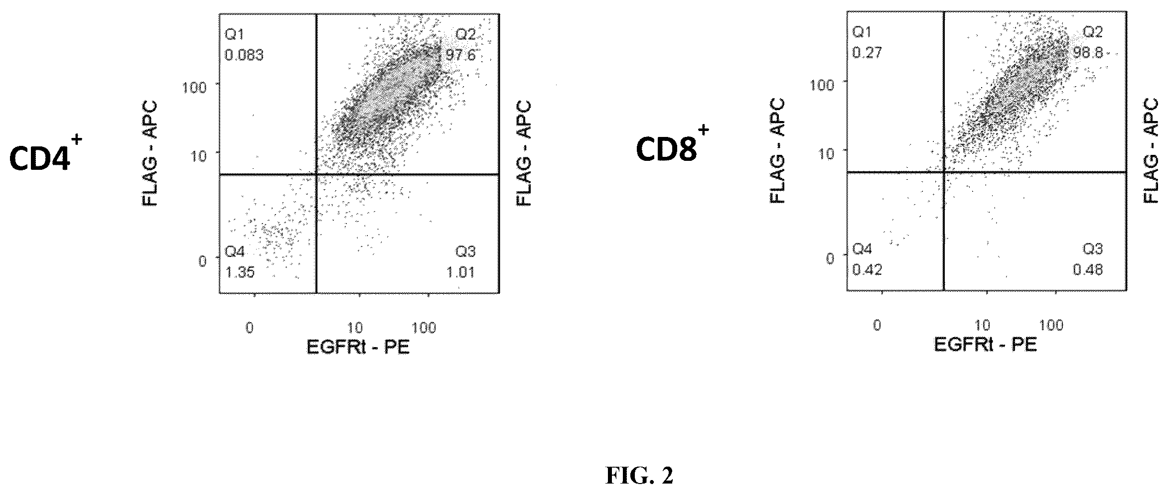 Patent US12590145 Figure 2 – Bi-specific chimeric antigen receptor