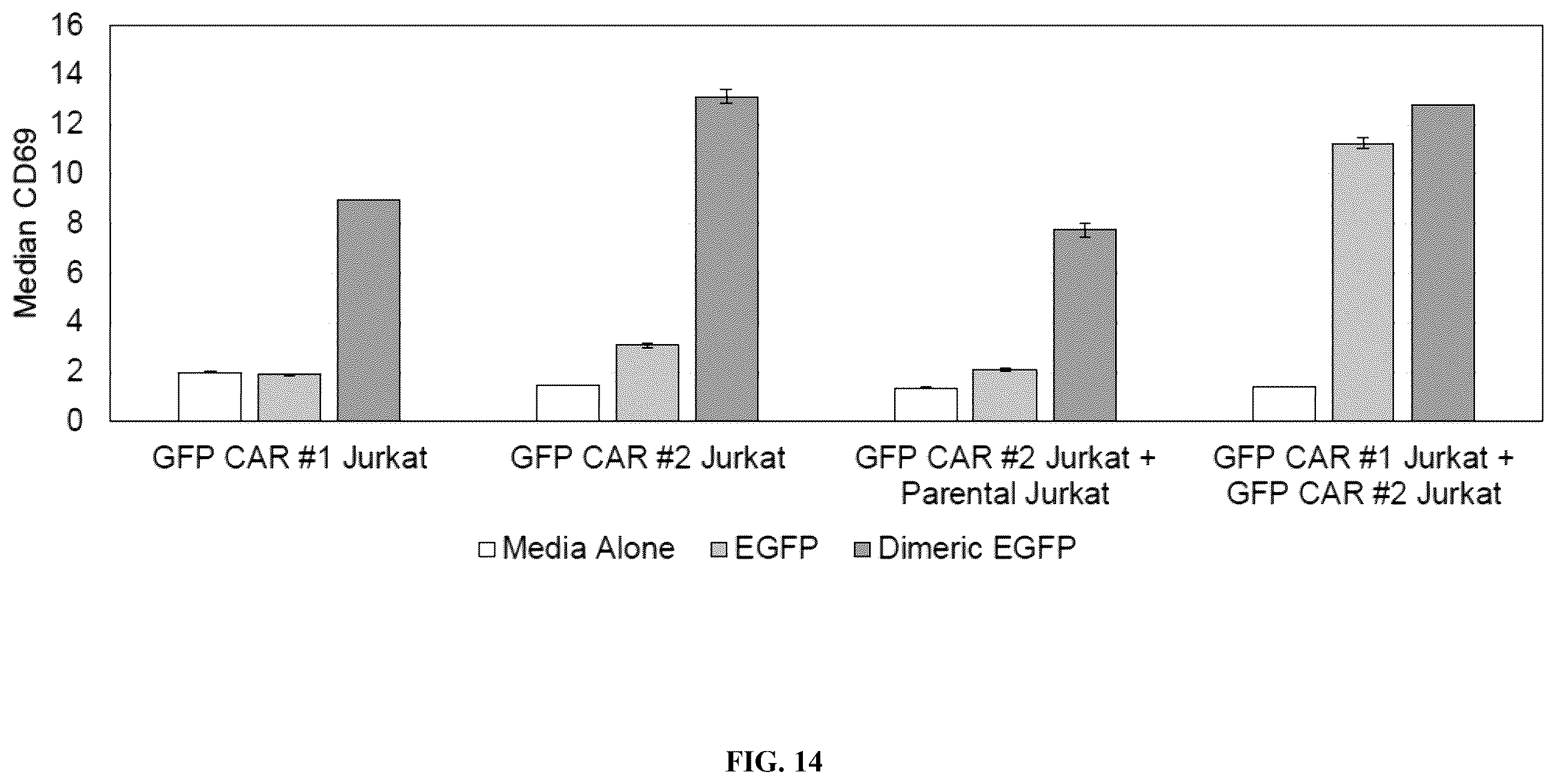 Patent US12590145 Figure 14 – Bi-specific chimeric antigen receptor