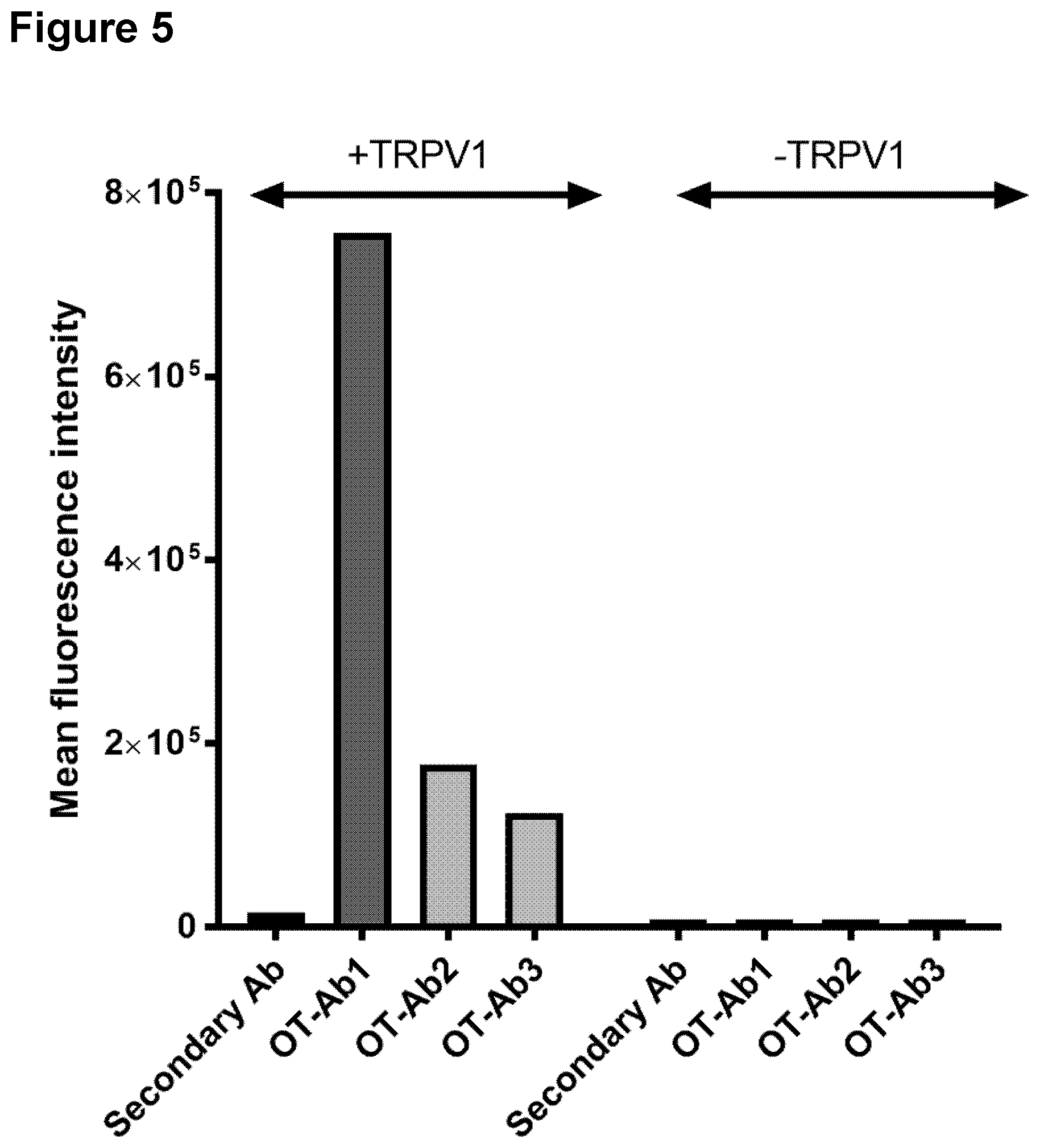 Patent US12590147 Figure 5 – TRPV1 epitopes and antibodies