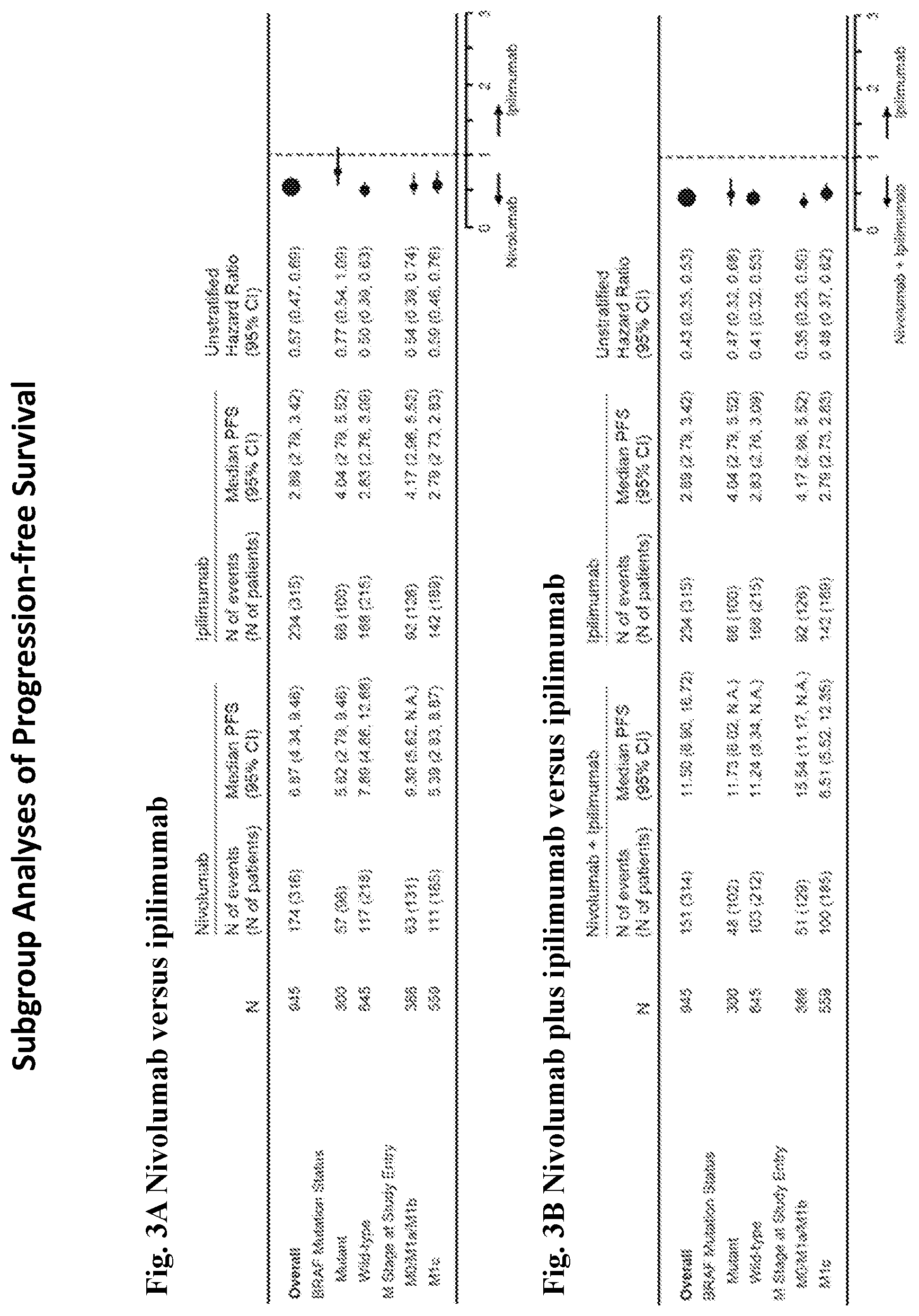 Patent US12590153 Figure 5 – Treatment of PD-L1-negative melanoma using an anti-PD-1 antibody and an anti-CTLA-4 antibody