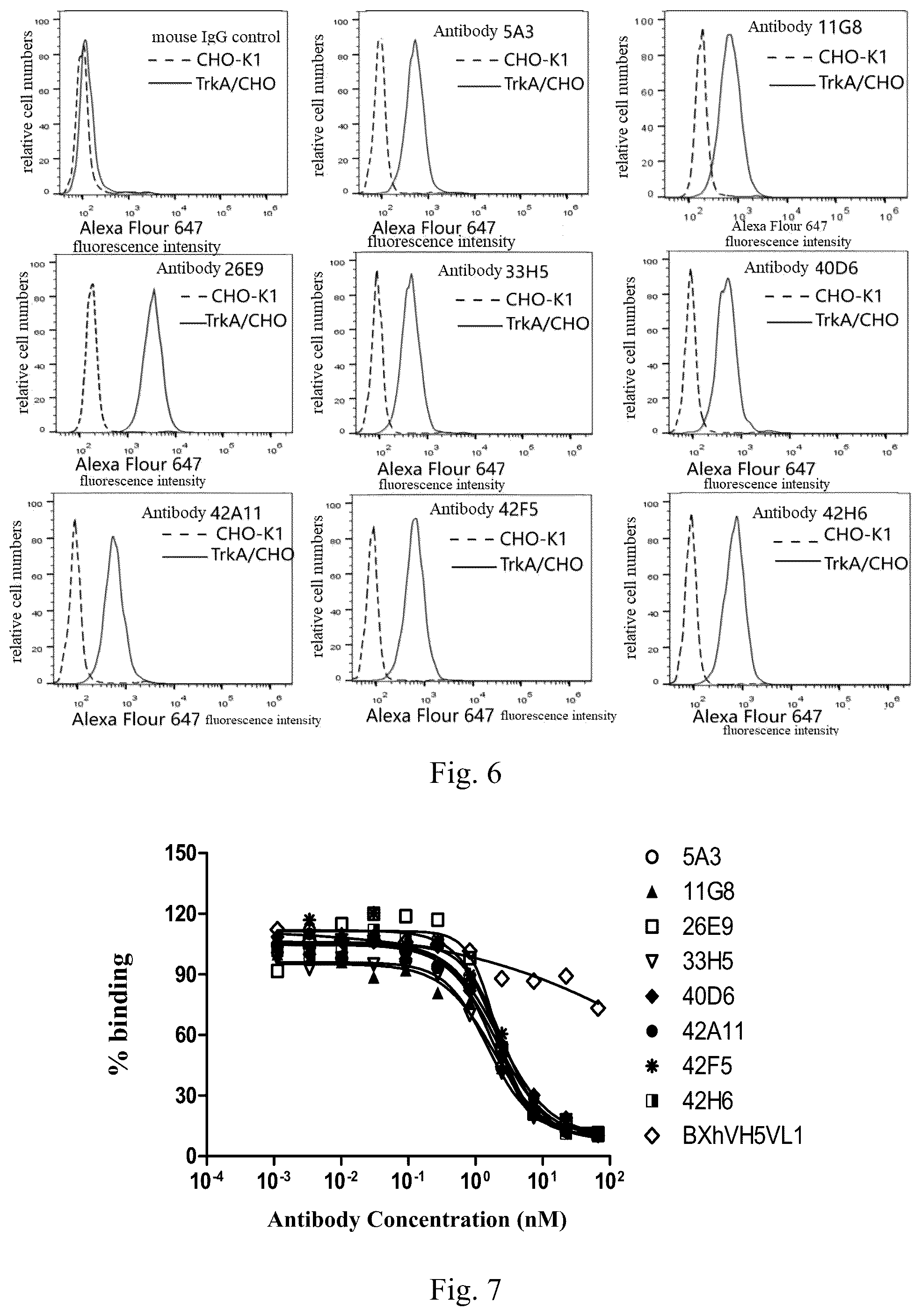 Patent US12590158 Figure 3 – Anti-trka antibody or antigen-binding fragment thereof, preparation method thereof, and application thereof