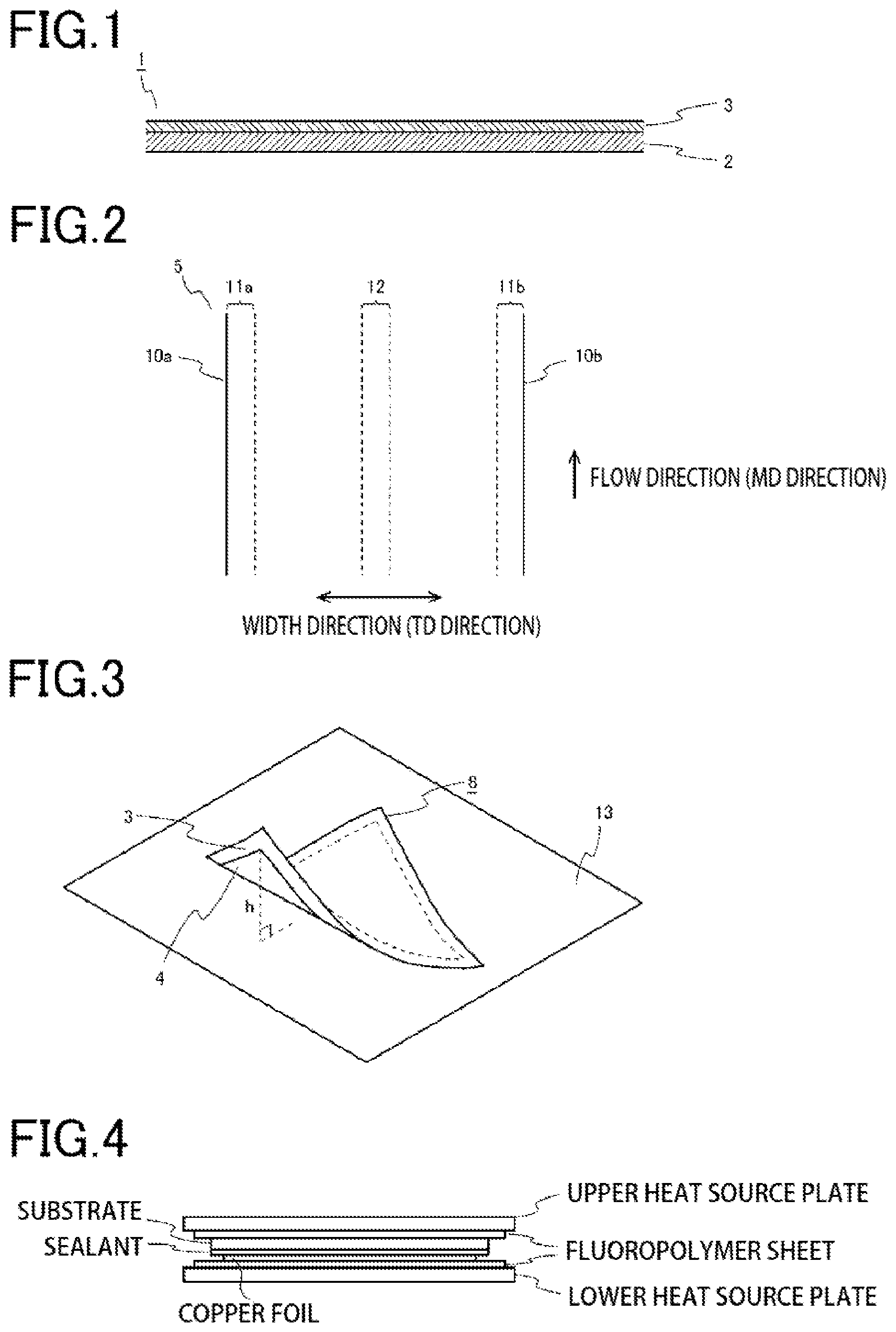 Patent US12590196 Figure 1 – Laminated film