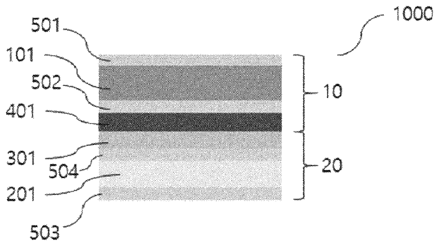 Patent US12590226 Figure 1 – Adhesive composition and surface protection film