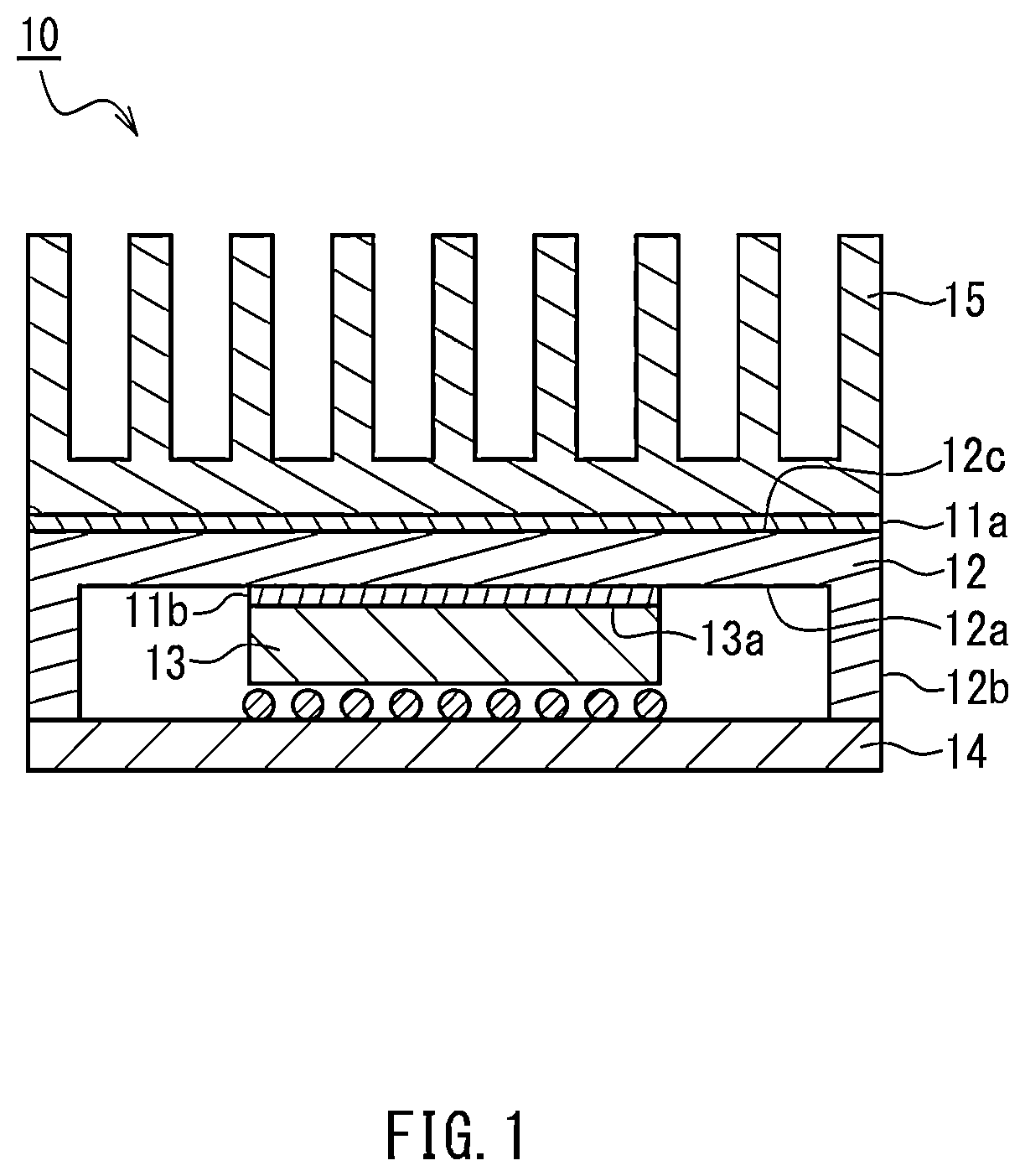 Patent US12590237 Figure 1 – Thermally conductive composition, thermally conductive sheet obtained from same, and production method therefor