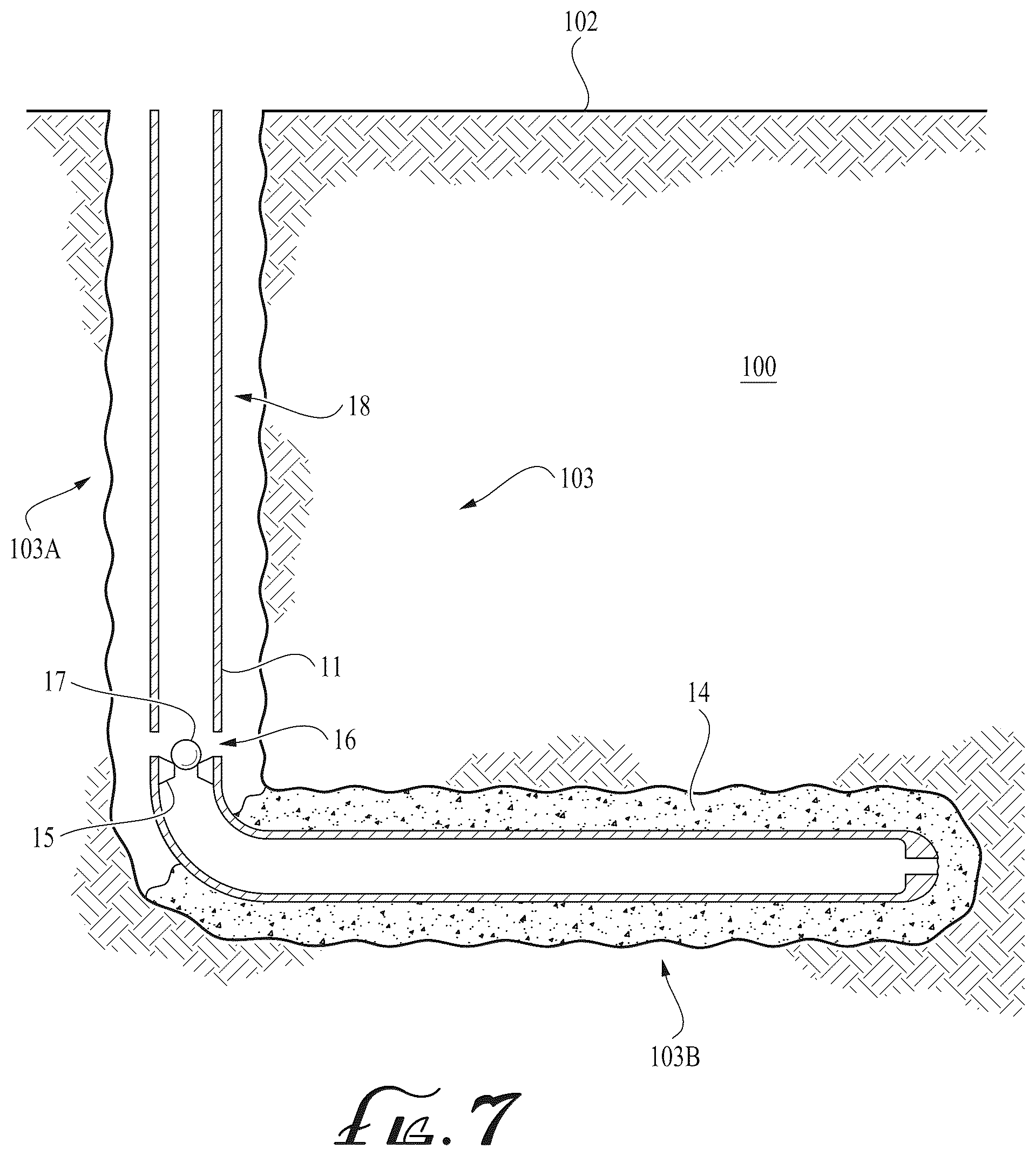 Patent US12590239 Figure 8 – Cementing a geothermal wellbore