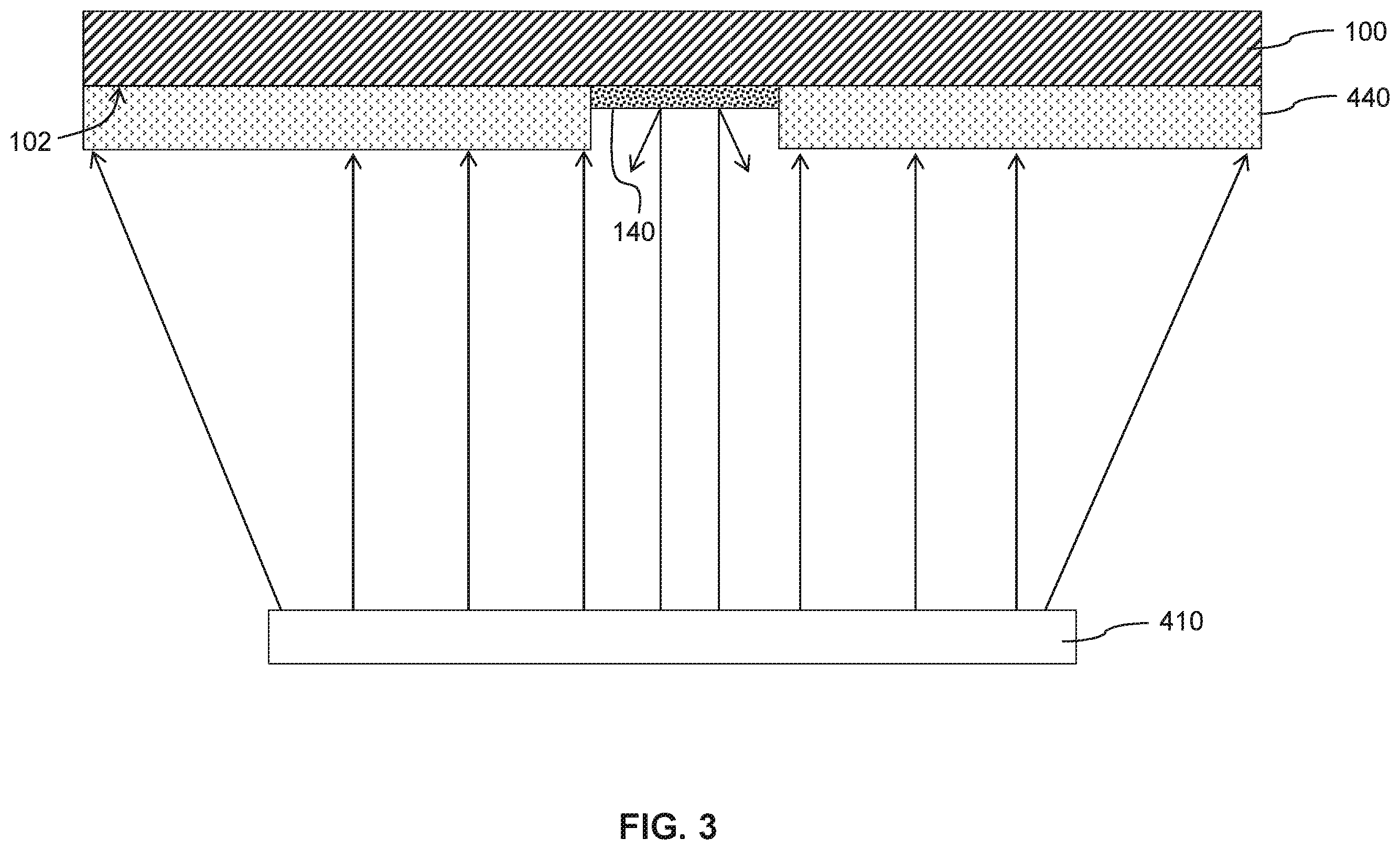 Patent US12590244 Figure 4 – Method for patterning a coating on a surface and device including a patterned coating