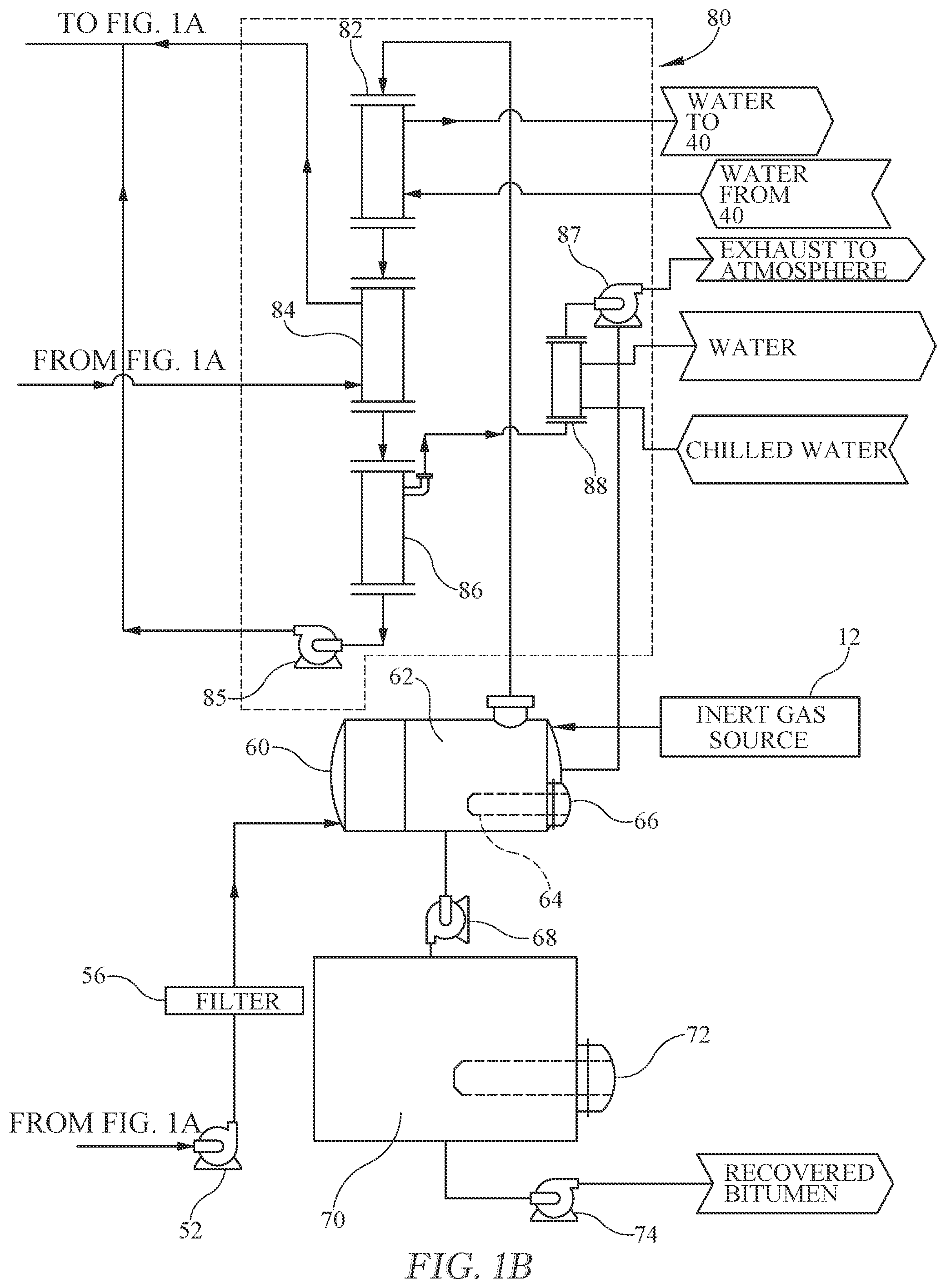 Patent US12590250 Figure 2 – System and method for separating bitumen from shingle powder