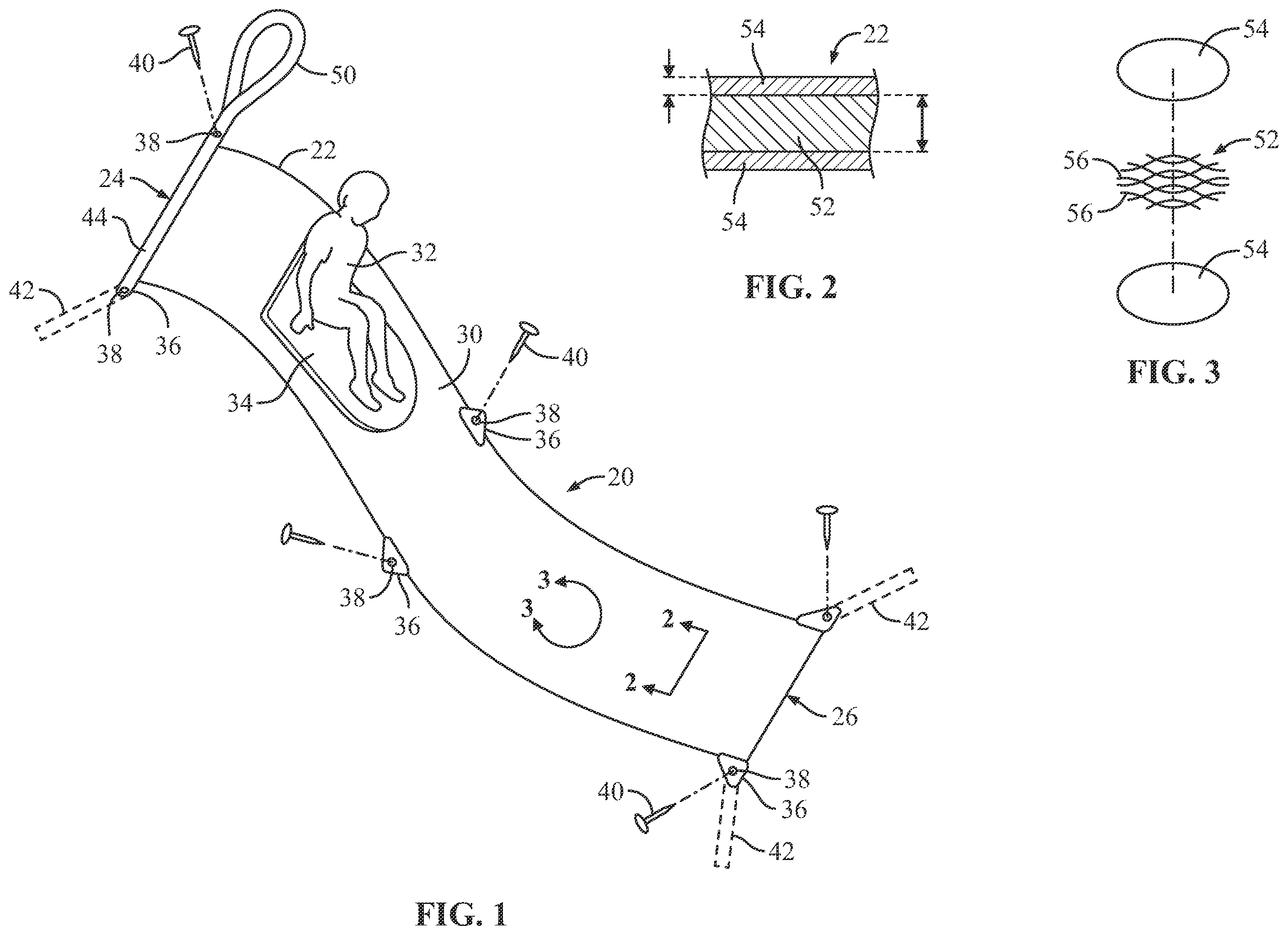 Patent US12590261 Figure 1 – Portable dry recreational slide