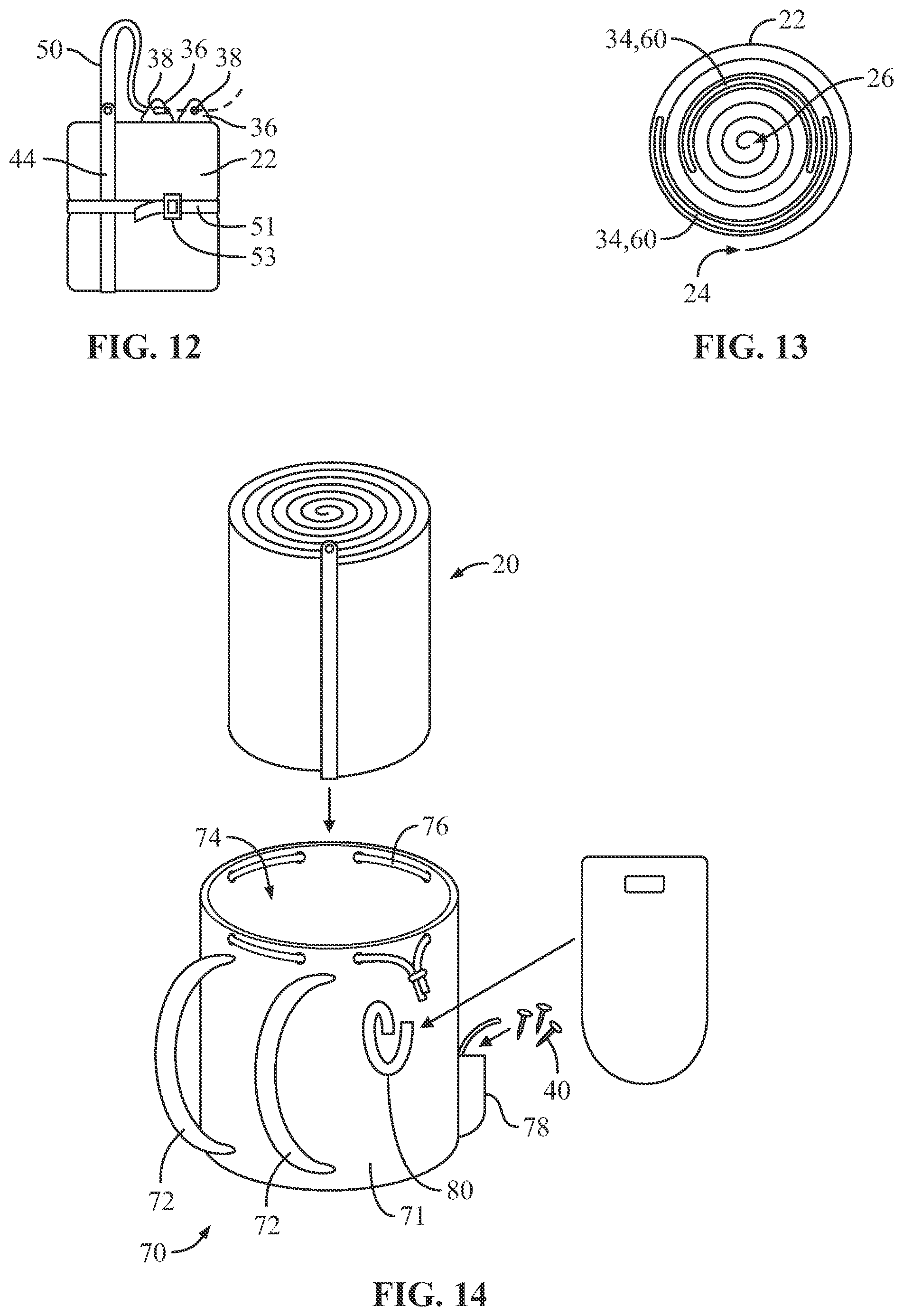 Patent US12590261 Figure 4 – Portable dry recreational slide