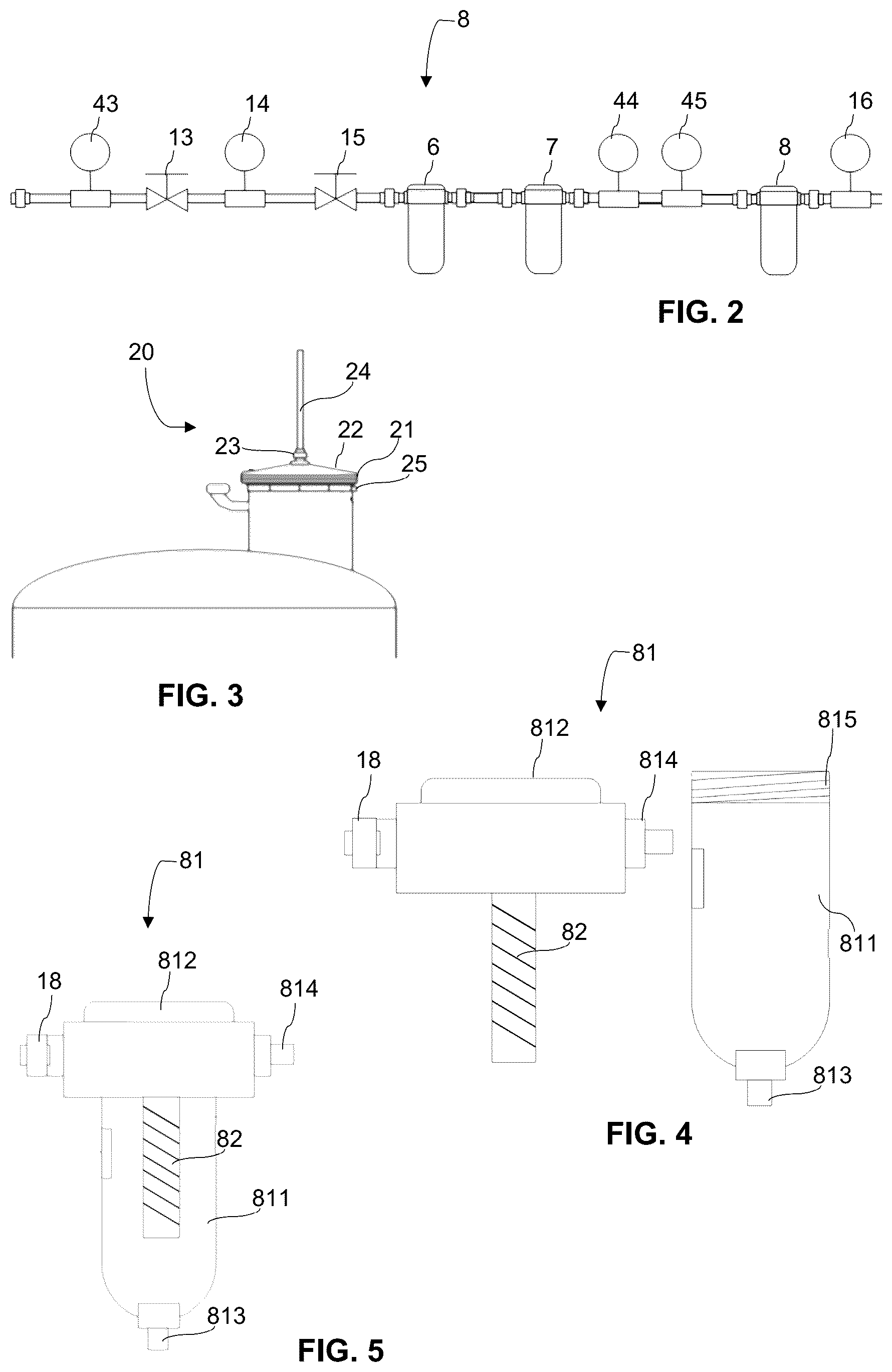 Patent US12590284 Figure 2 – System for the capture and purification of CO 2 and purification unit of said system