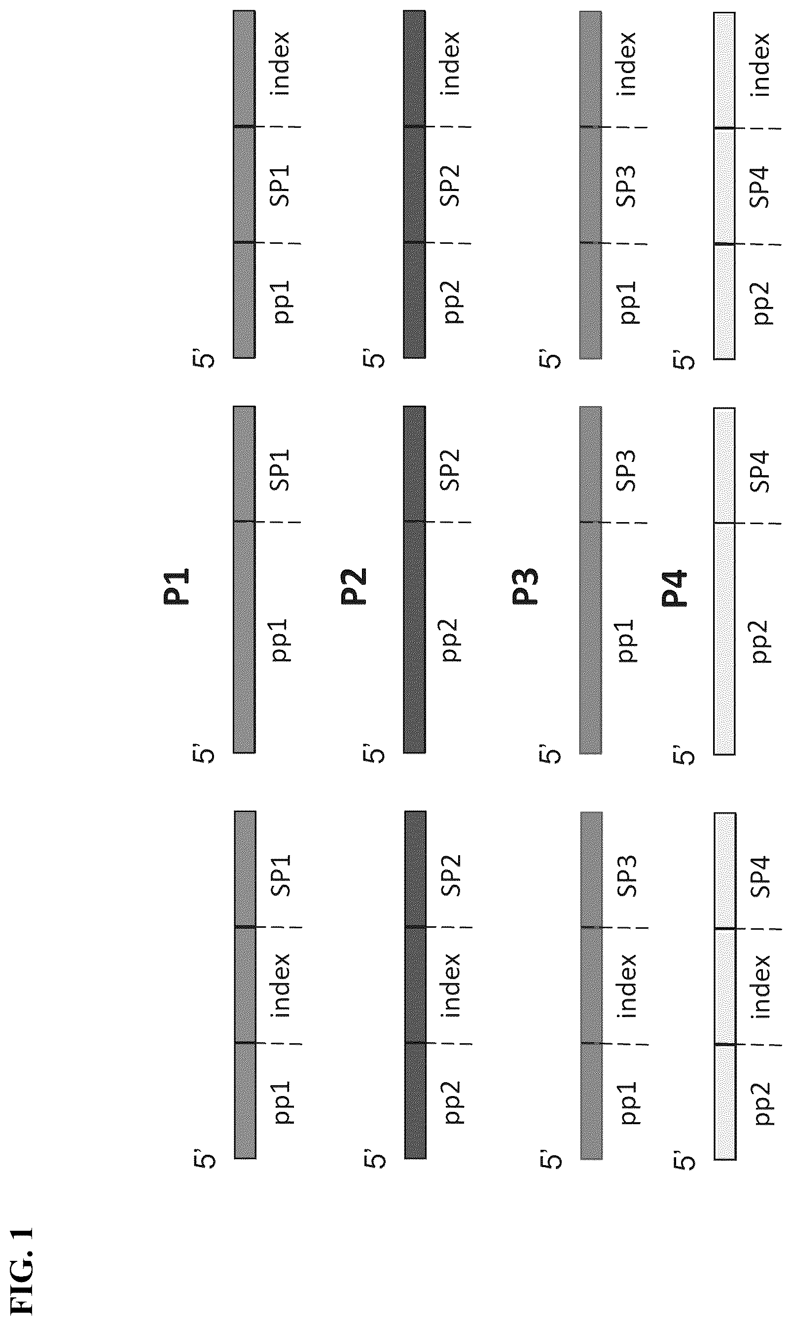 Patent US12590302 Figure 1 – Multiplexed sequencing in cells and tissues