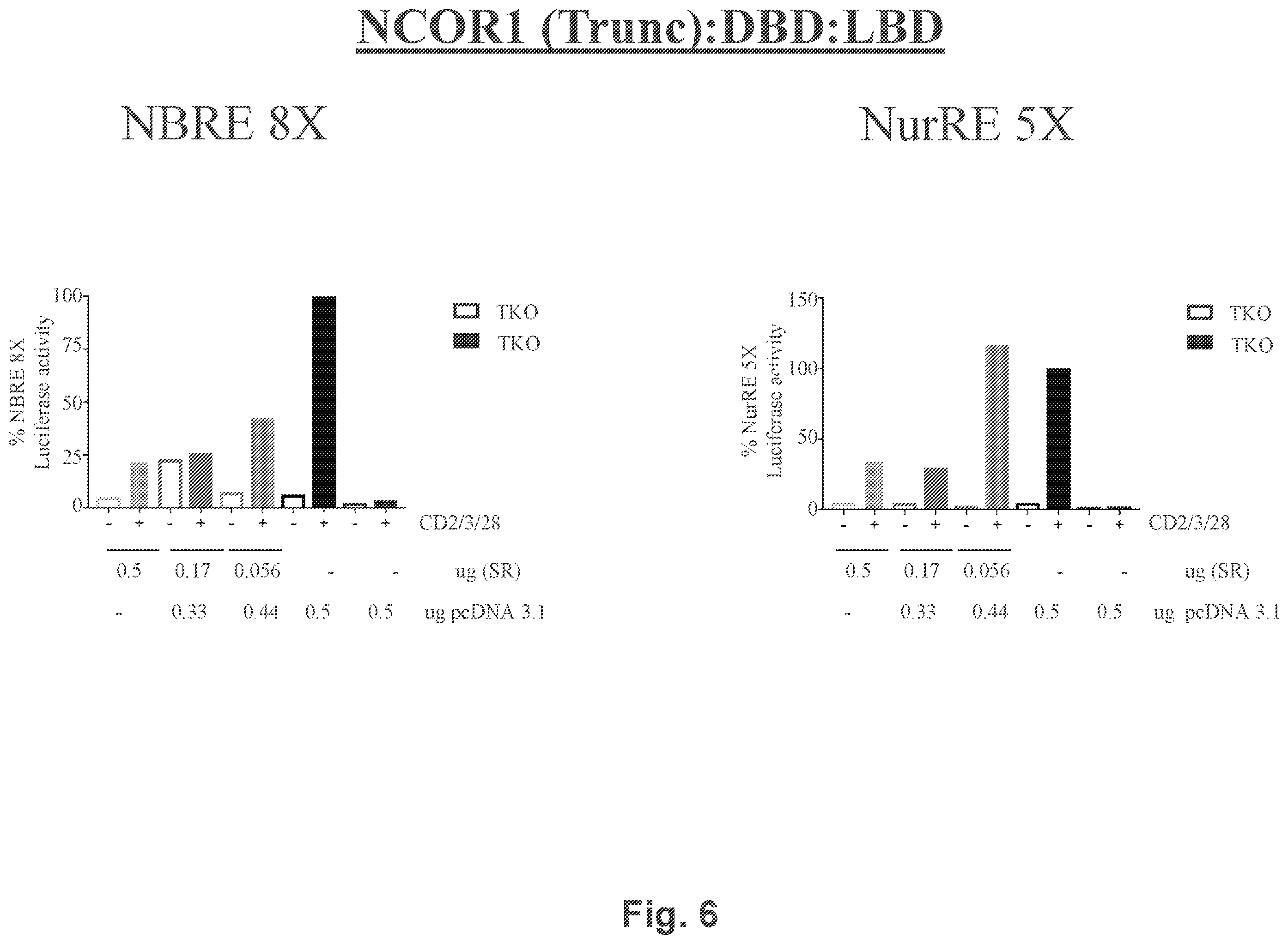 Patent US12590312 Figure 6 – NR4A super-repressors and methods of use thereof