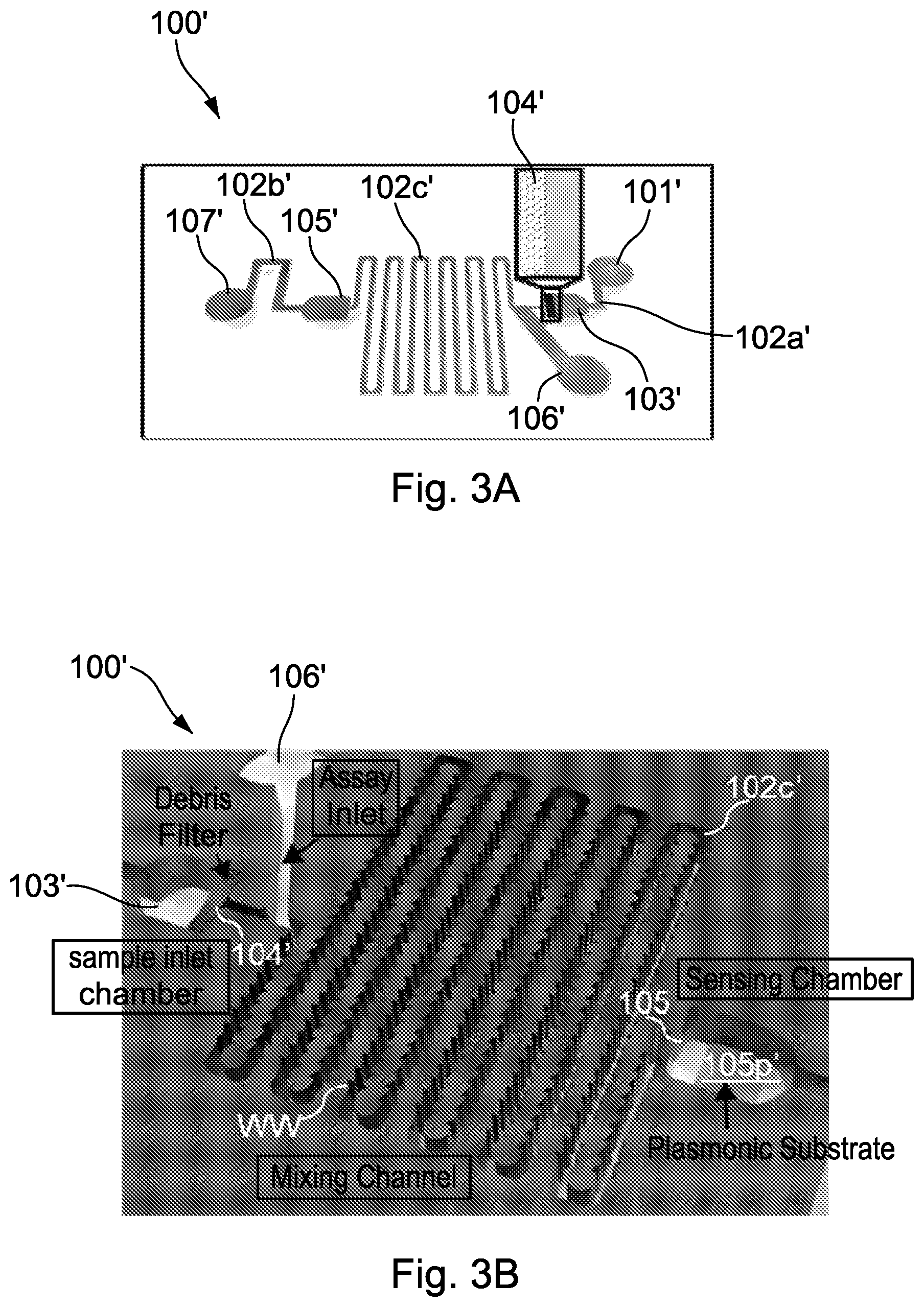 Patent US12590340 Figure 3 – Microfluidic plasmonic color reading chips and methods