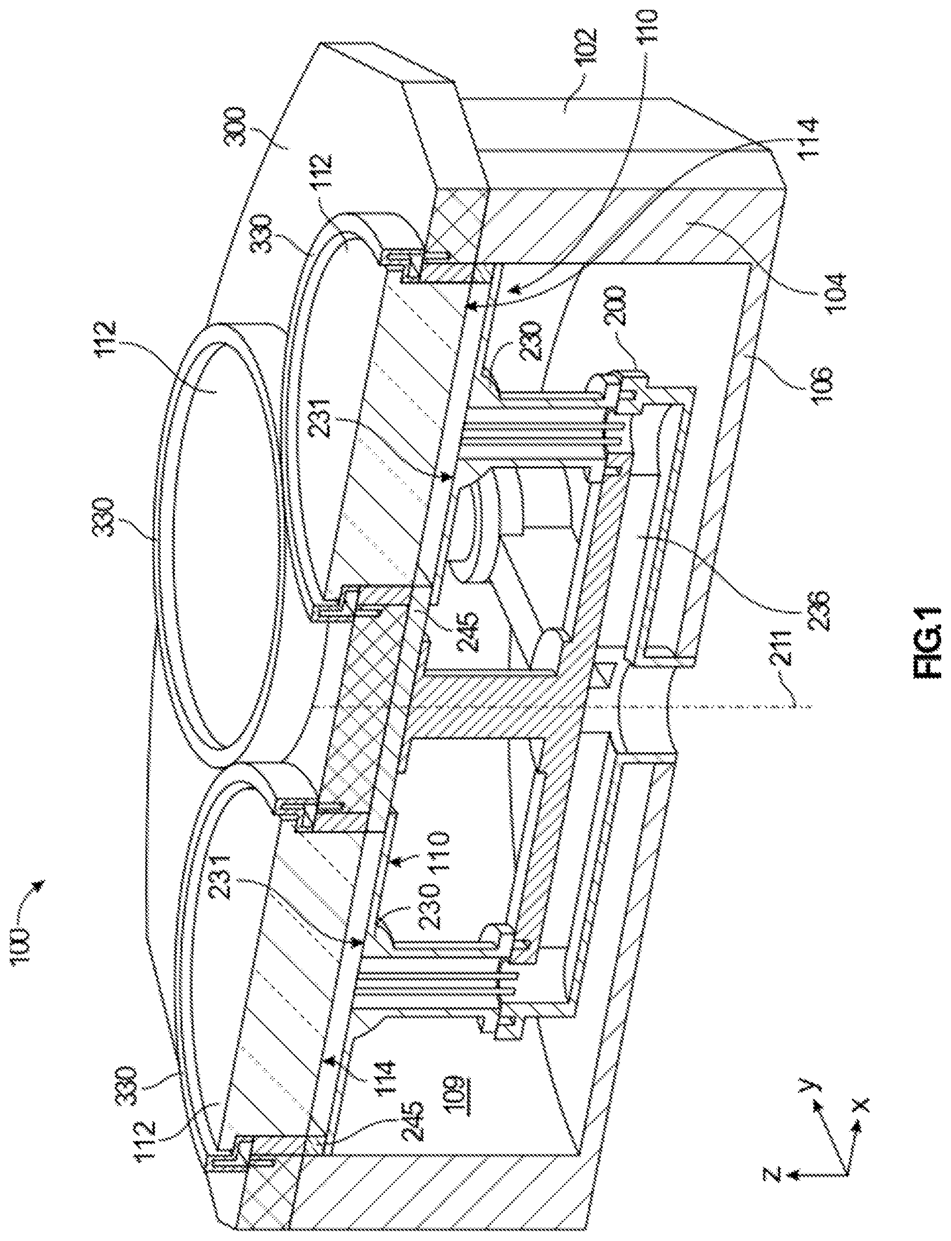 Patent US12590363 Figure 1 – Apparatus for single chamber deposition and etch