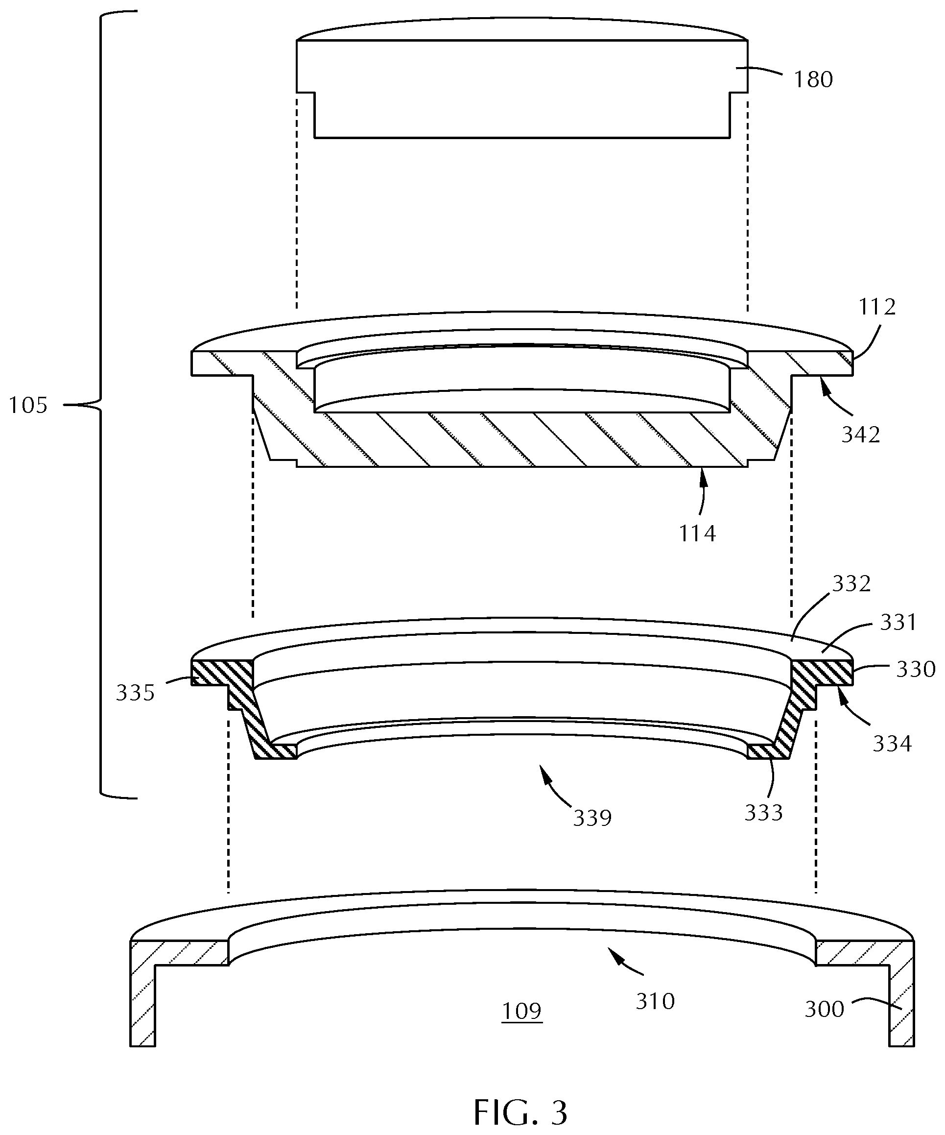 Patent US12590363 Figure 3 – Apparatus for single chamber deposition and etch