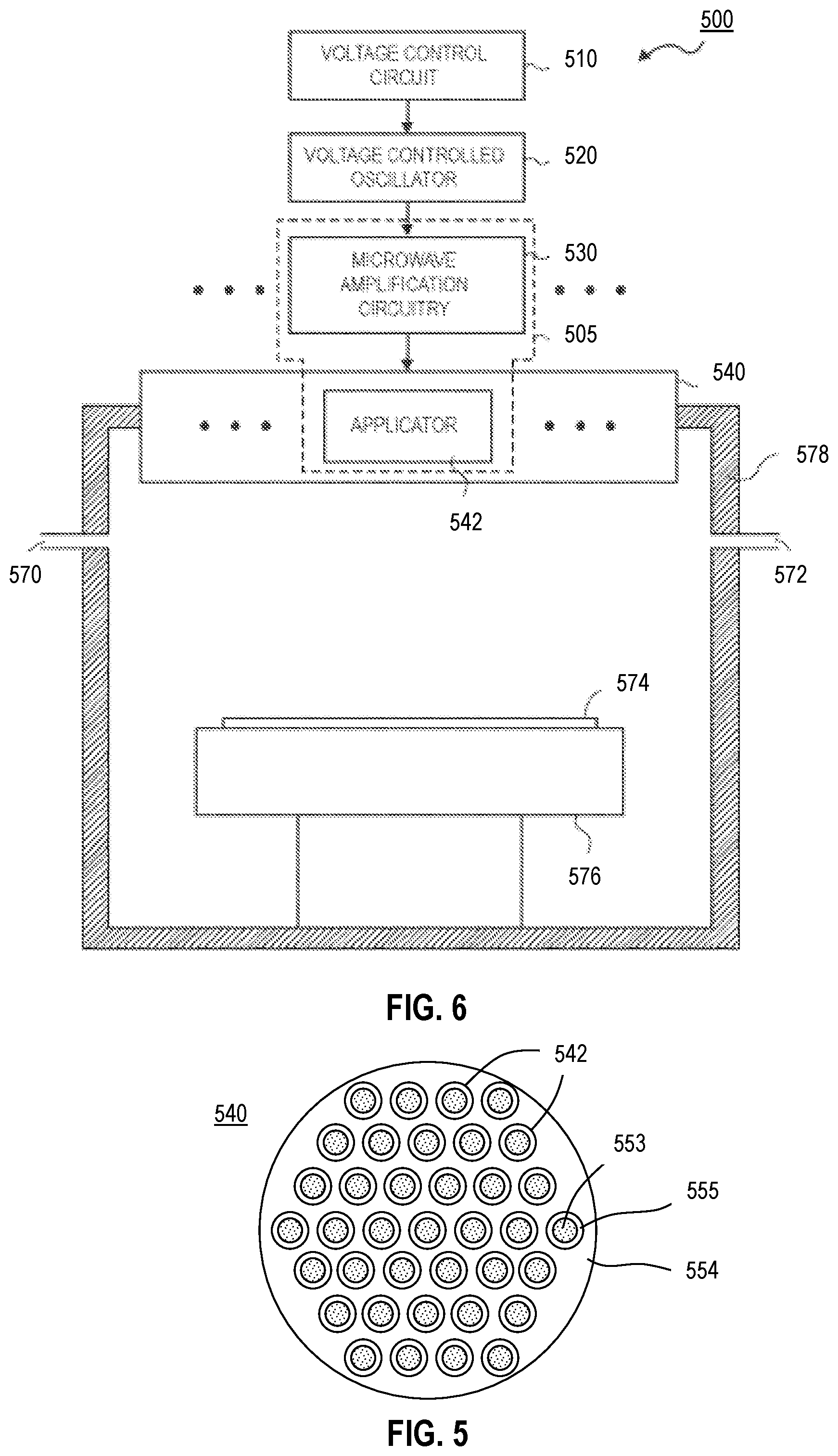 Patent US12590363 Figure 5 – Apparatus for single chamber deposition and etch