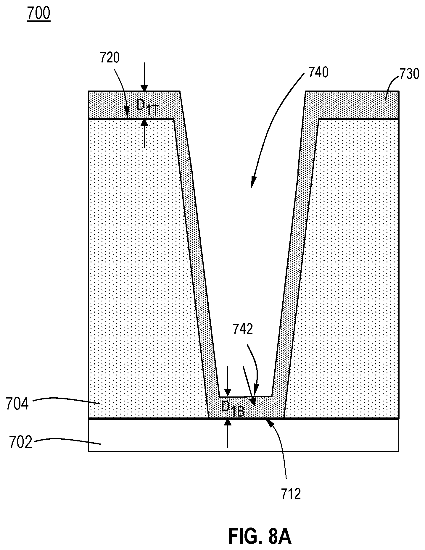 Patent US12590363 Figure 7 – Apparatus for single chamber deposition and etch