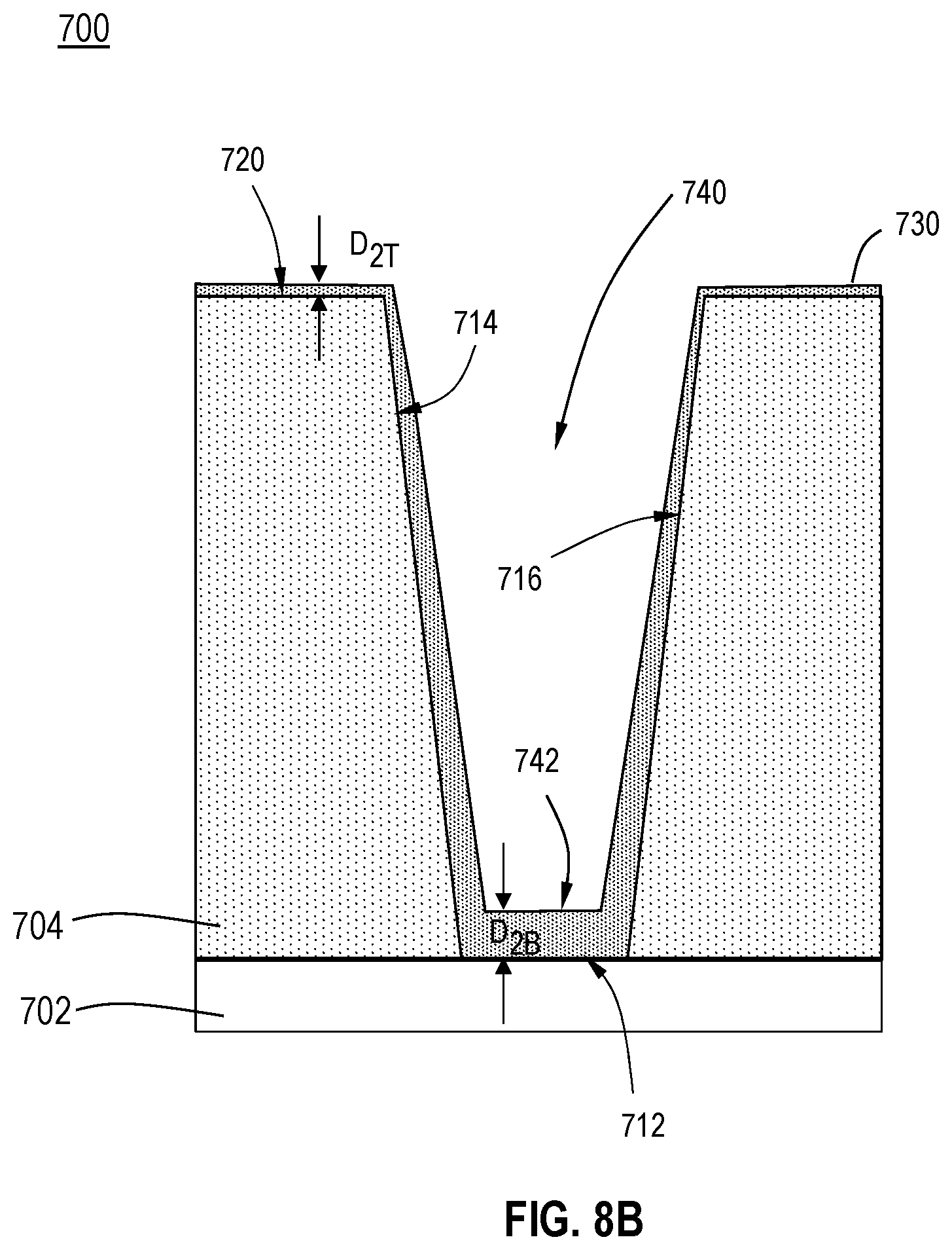 Patent US12590363 Figure 8 – Apparatus for single chamber deposition and etch