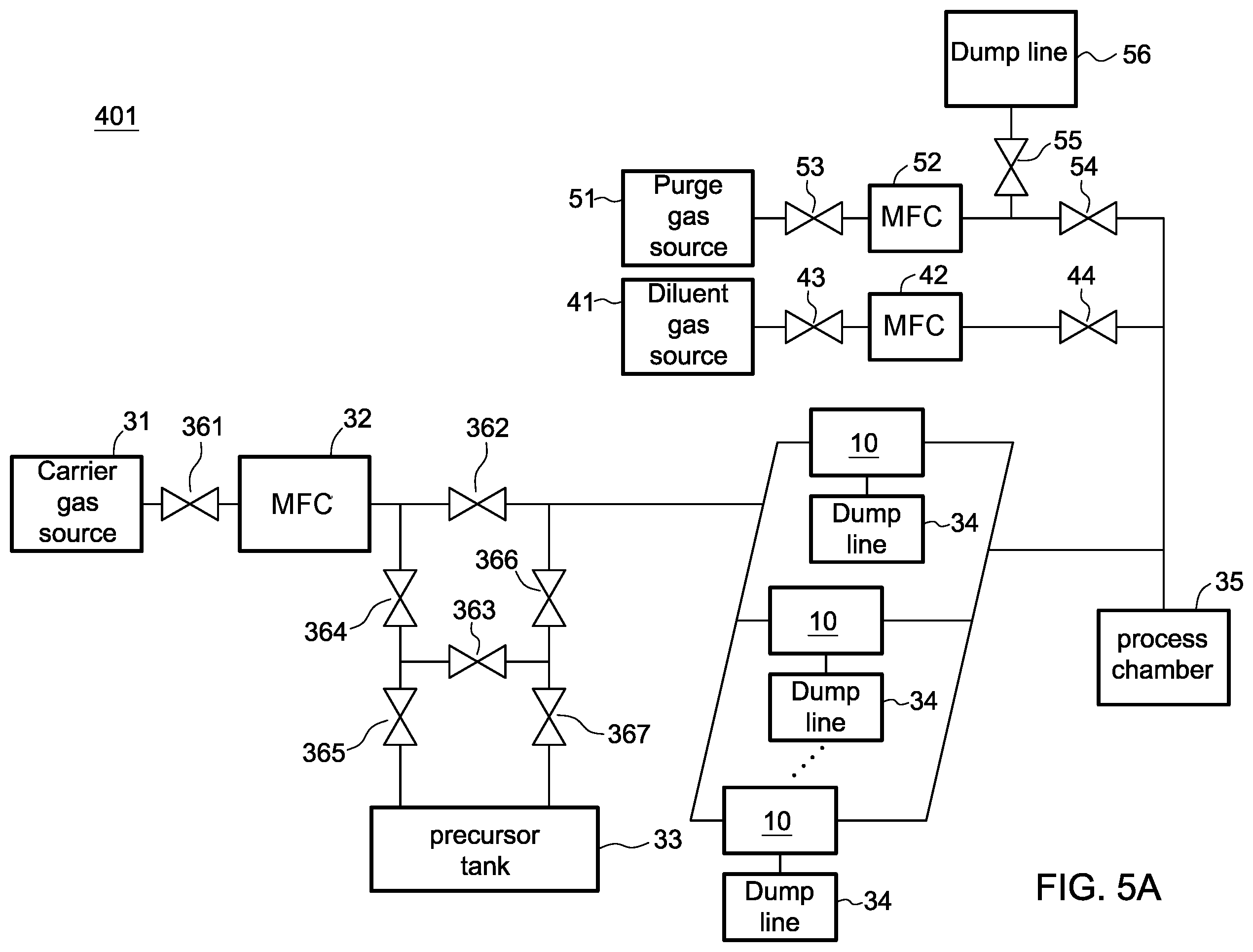 Patent US12590371 Figure 6 – Semiconductor processing system, and control assembly and method thereof