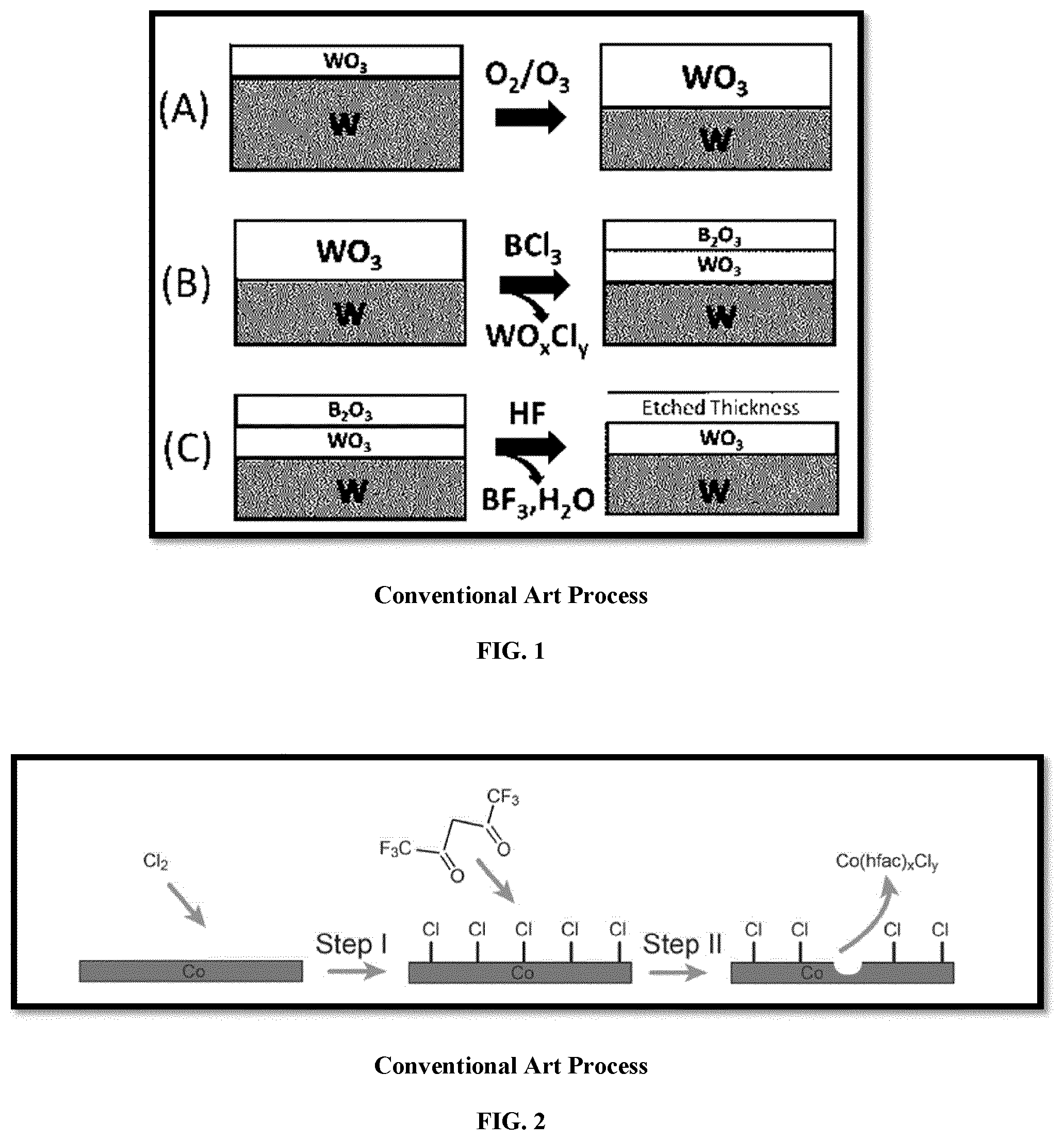 Patent US12590374 Figure 1 – Selective thermal atomic layer etching