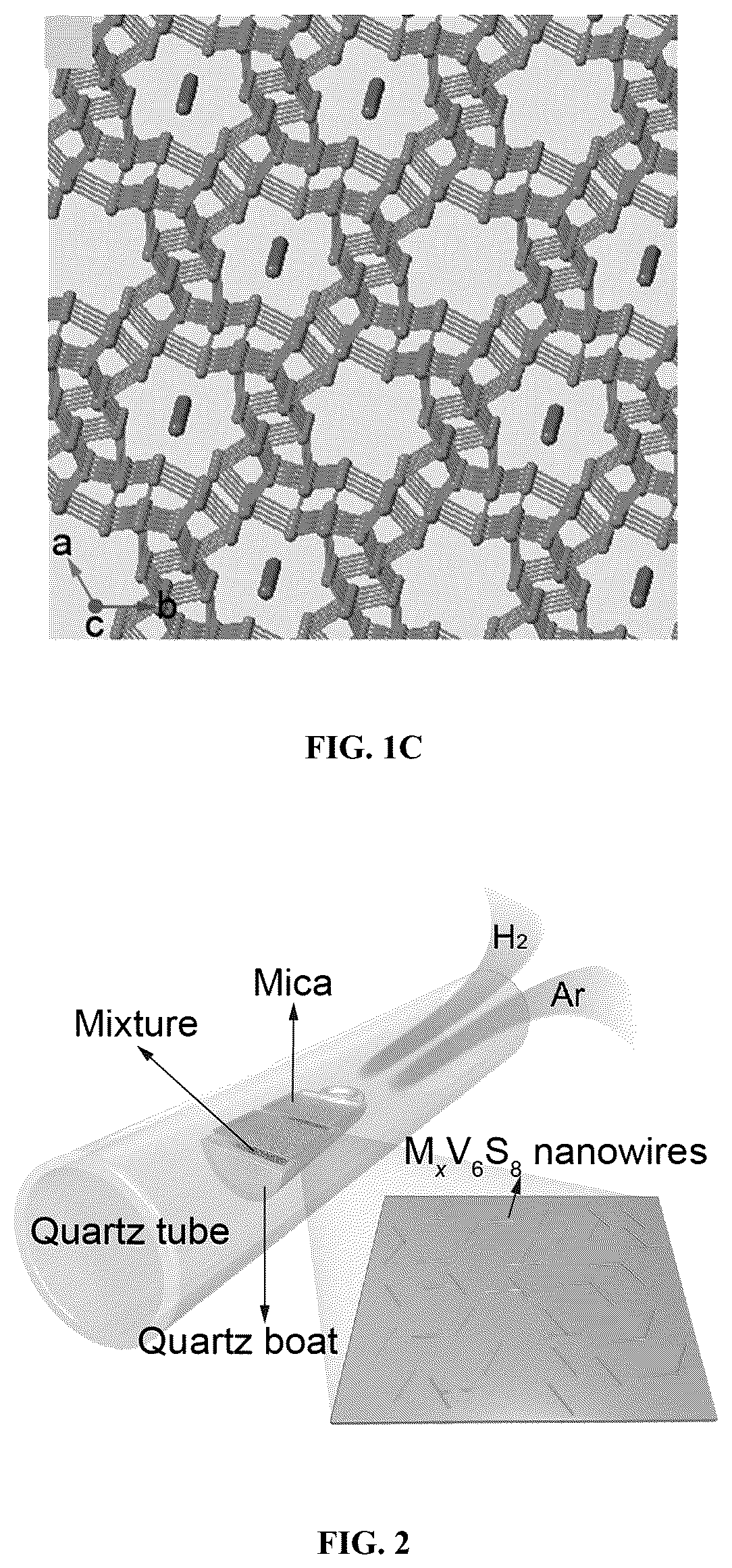Patent US12590384 Figure 2 – Thermal stable, one-dimensional hexagonal-phase vanadium sulfide nanowires and methods for preparing the same