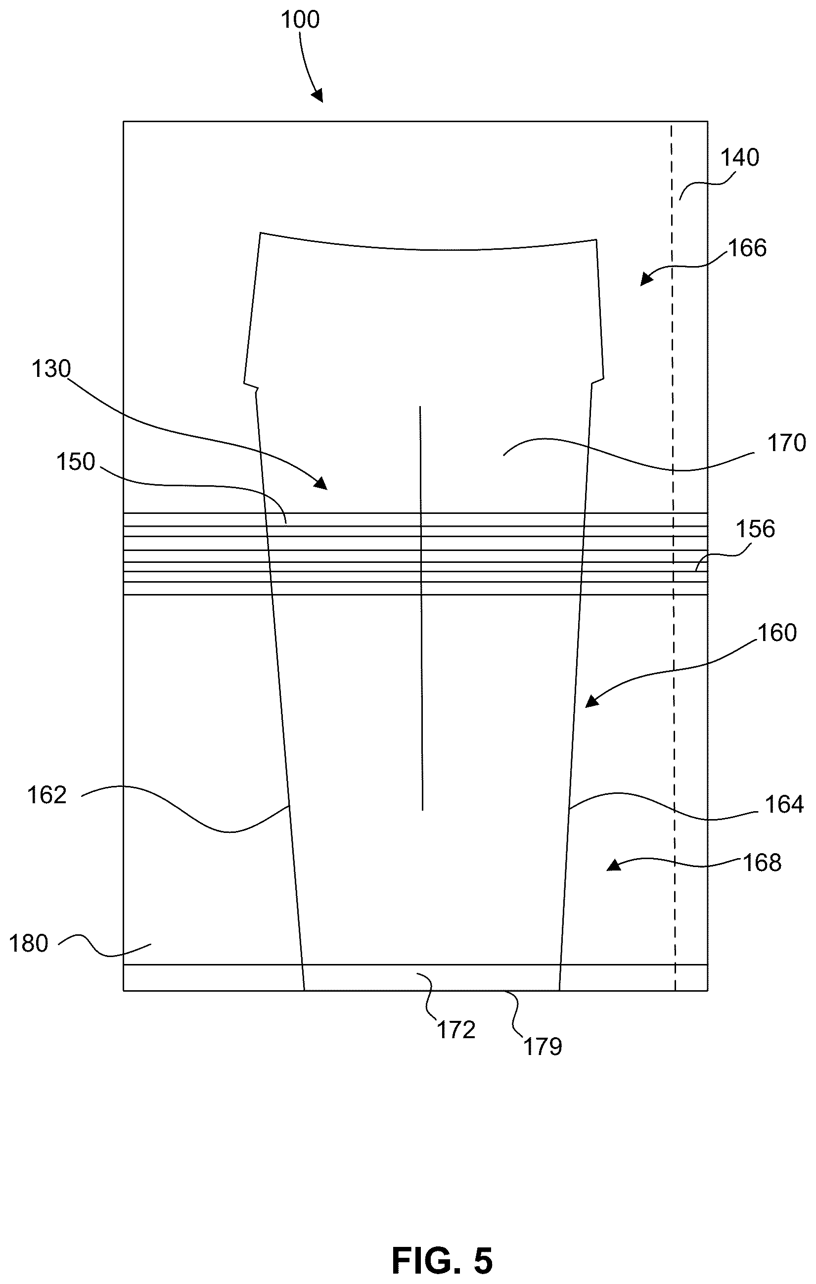 Patent US12590389 Figure 5 – Method for manufacturing knit articles incorporating reflective yarn and knit articles