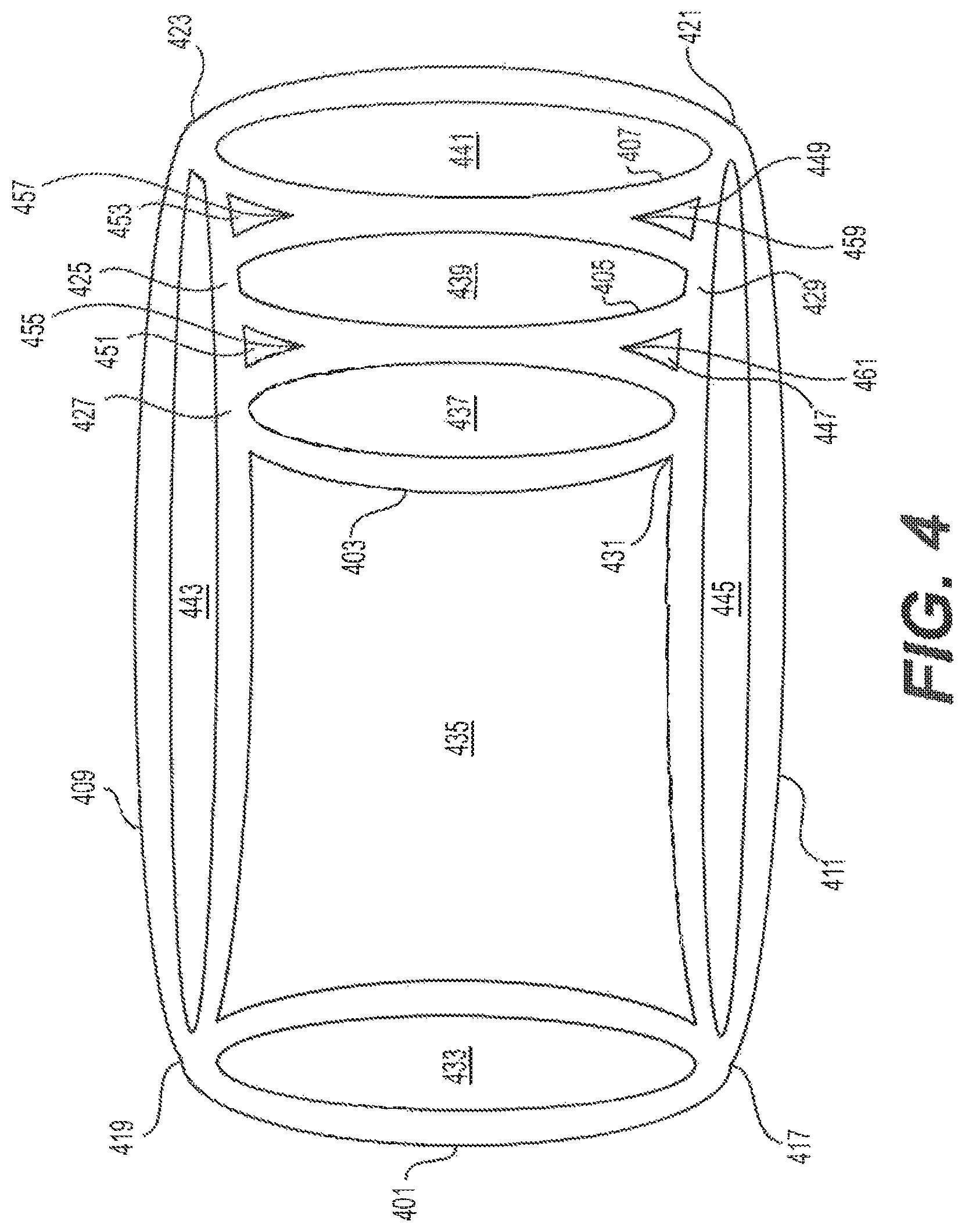 Patent US12590390 Figure 4 – Interlocking braided structures