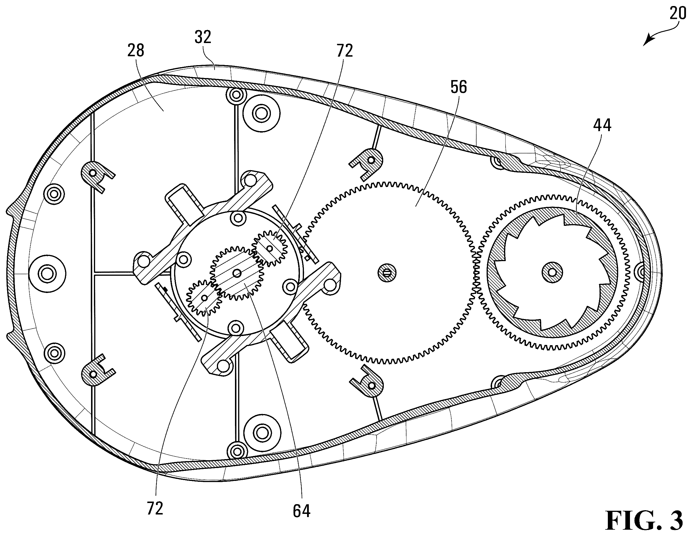 Patent US12590391 Figure 3 – Braiding machine