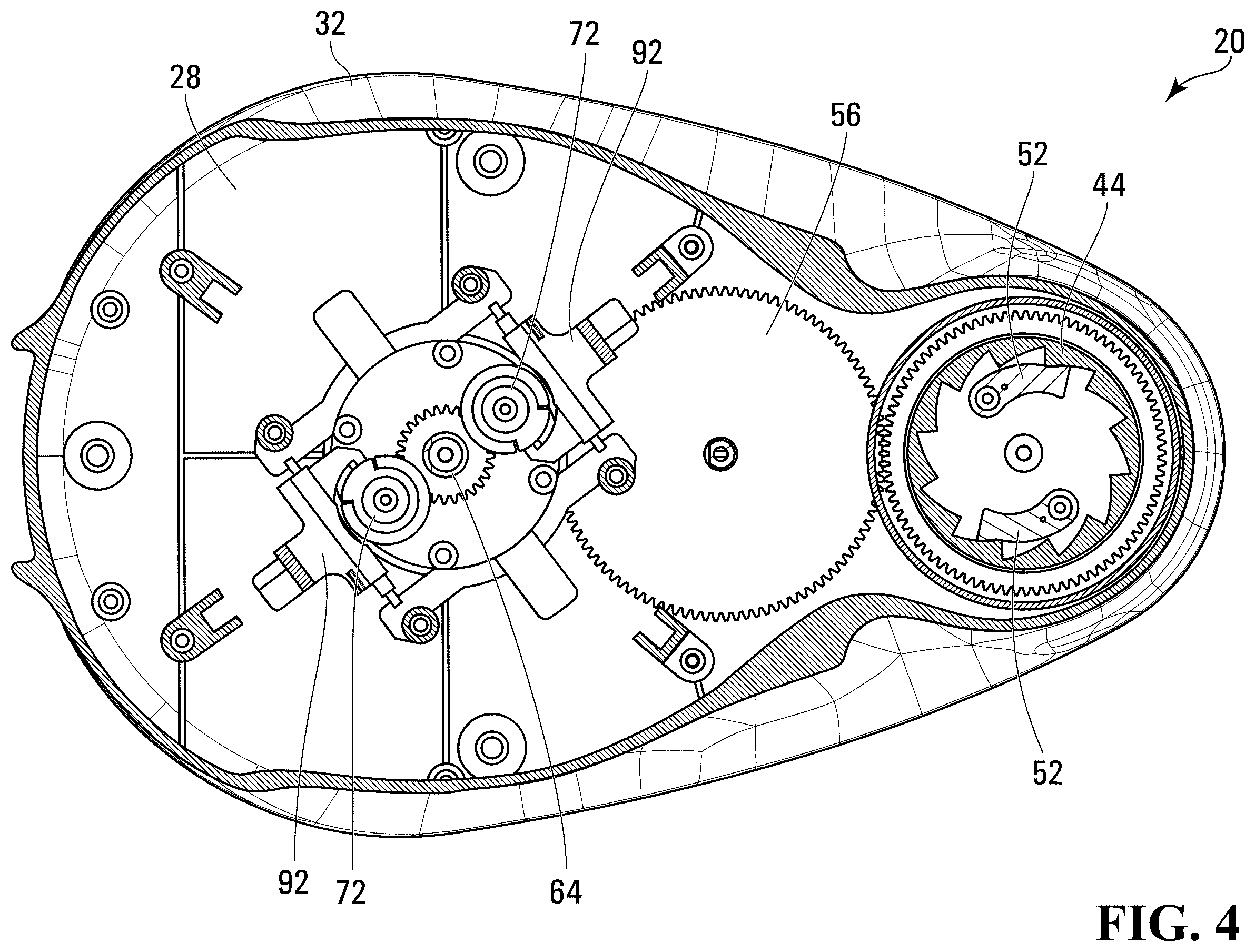 Patent US12590391 Figure 4 – Braiding machine