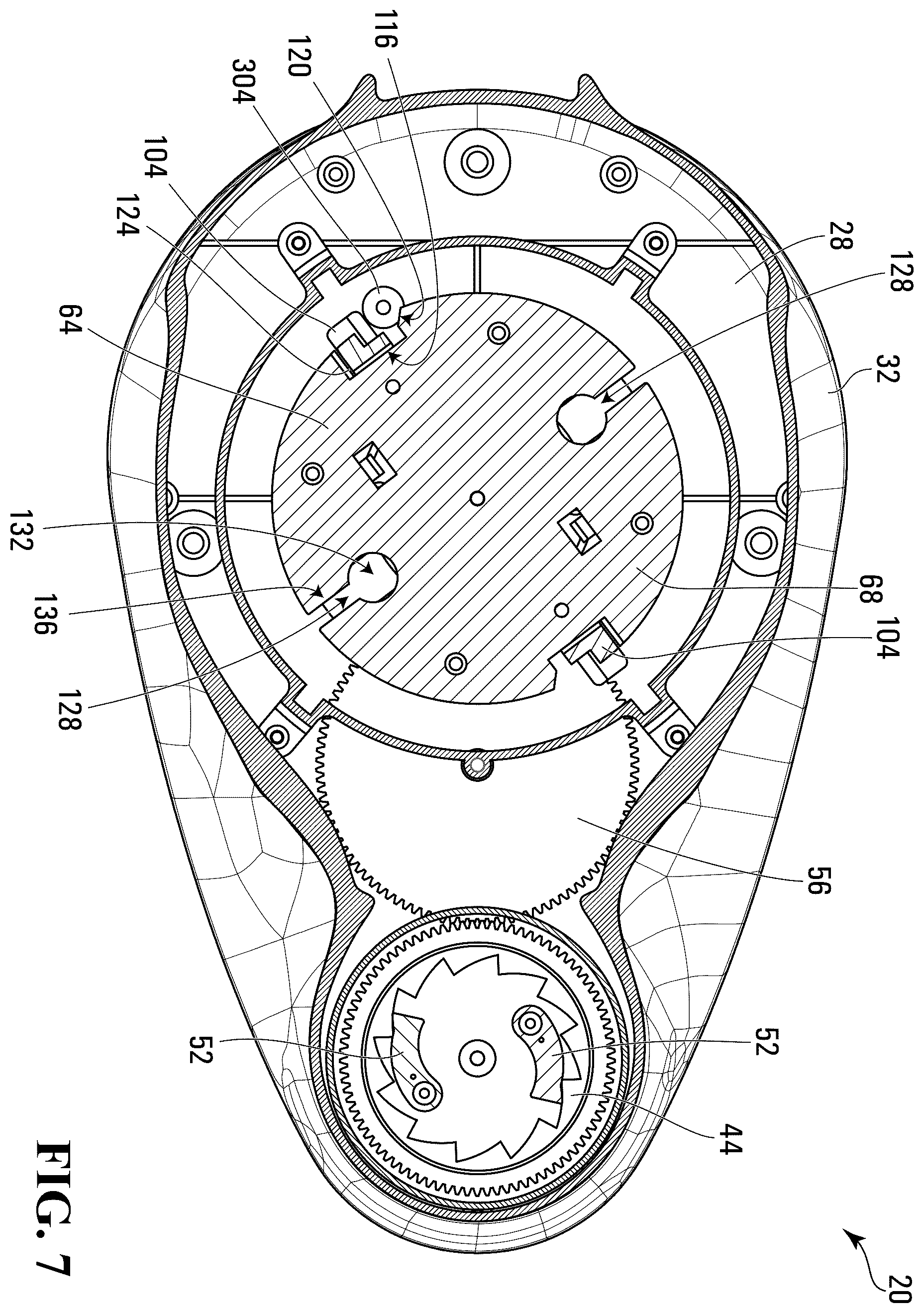Patent US12590391 Figure 6 – Braiding machine