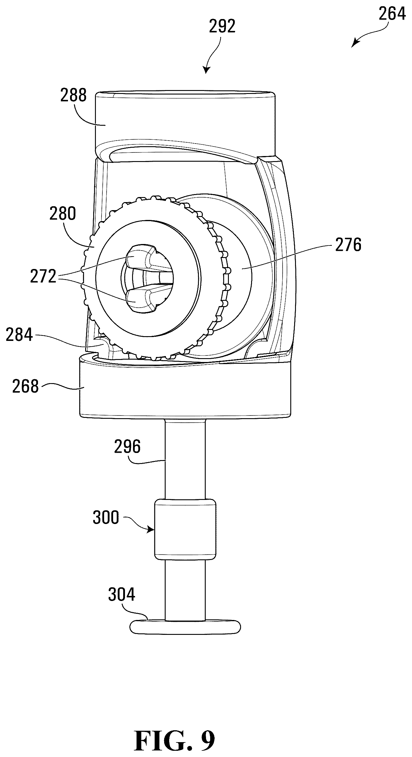 Patent US12590391 Figure 8 – Braiding machine