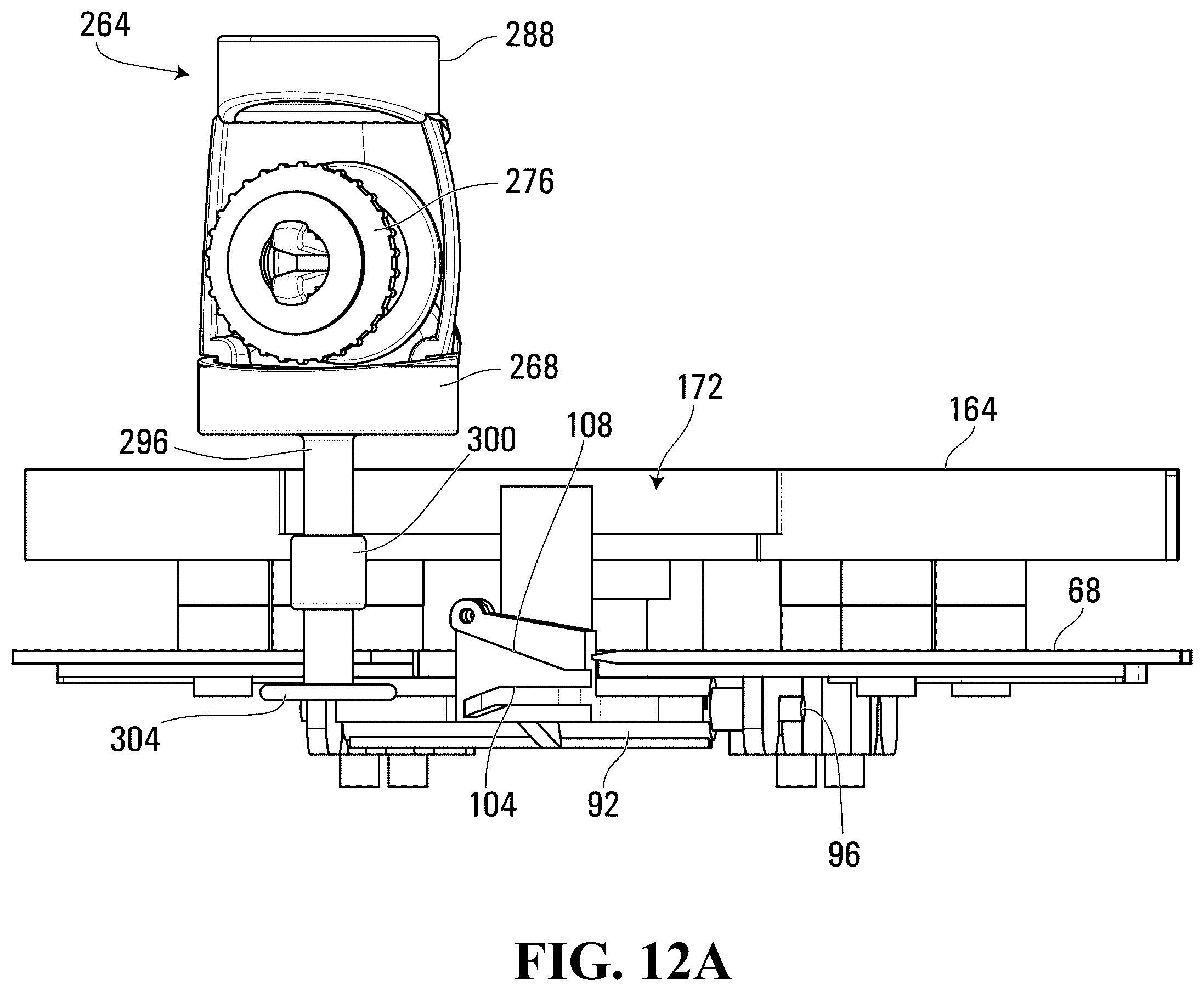 Patent US12590391 Figure 12 – Braiding machine