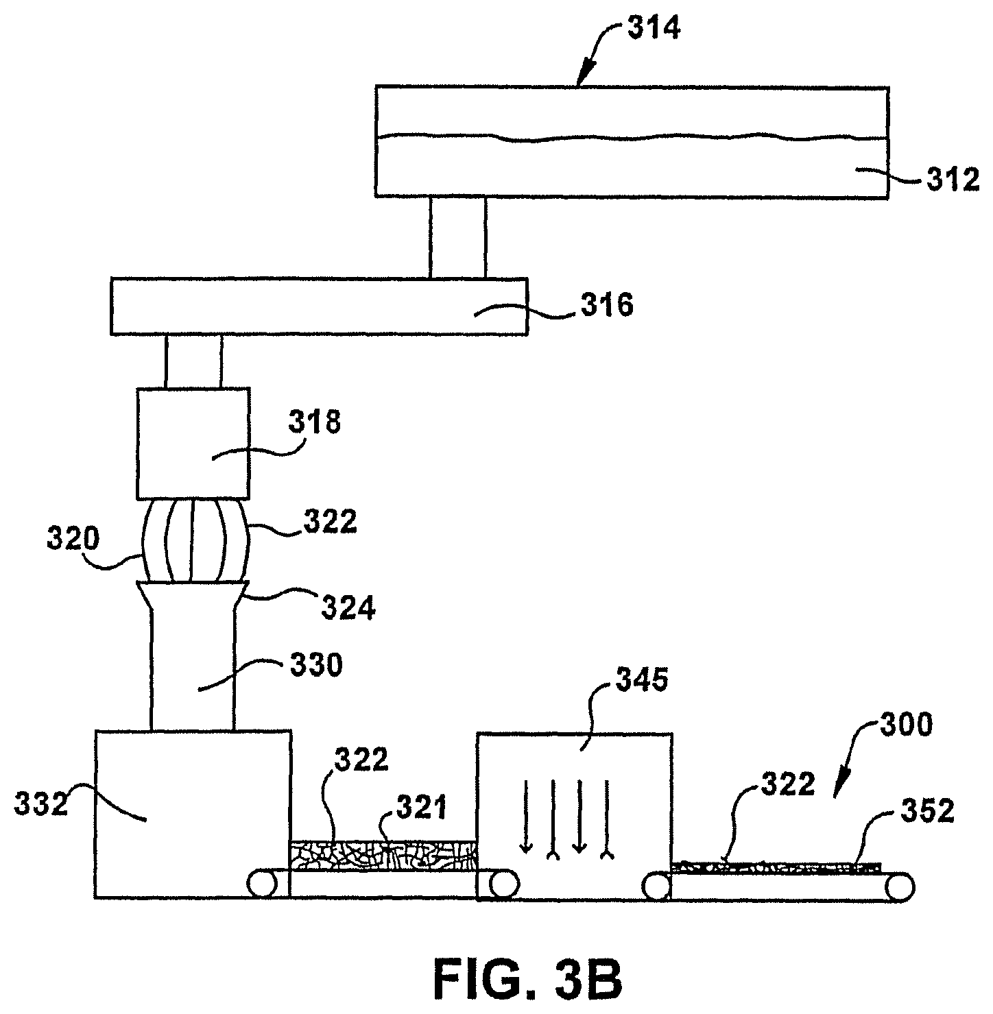 Patent US12590393 Figure 7 – Method of forming a web from fibrous materials
