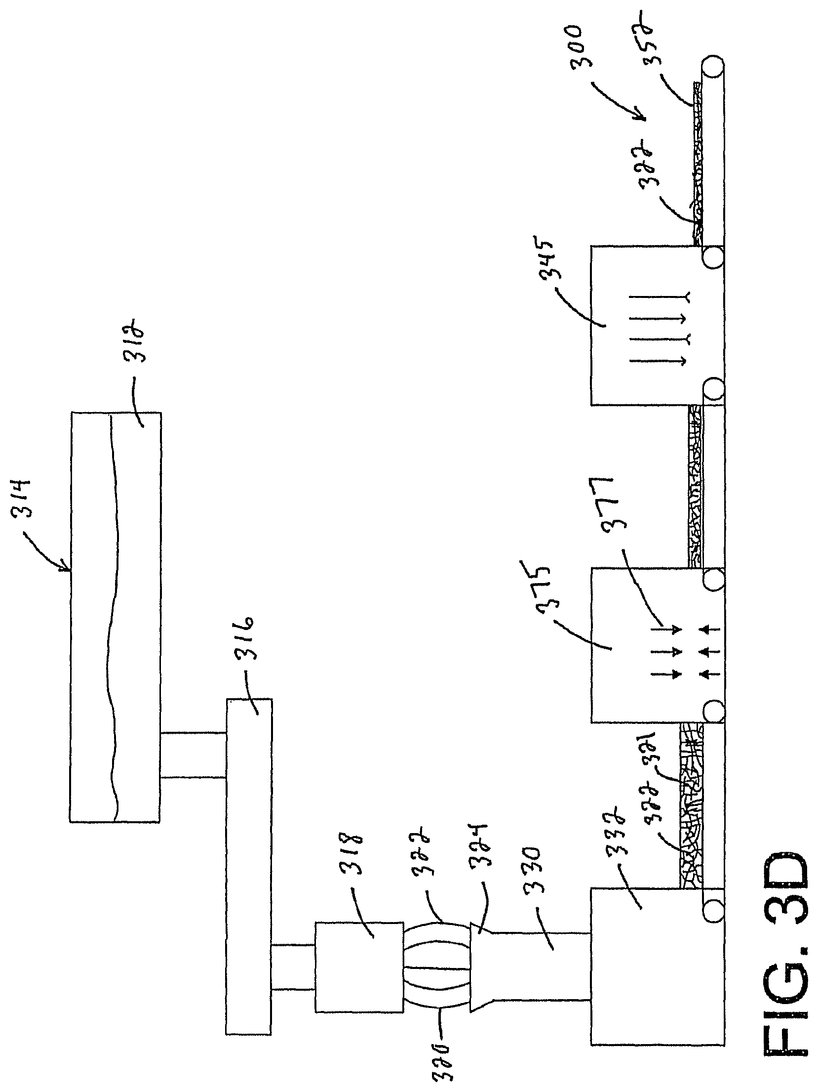 Patent US12590393 Figure 9 – Method of forming a web from fibrous materials