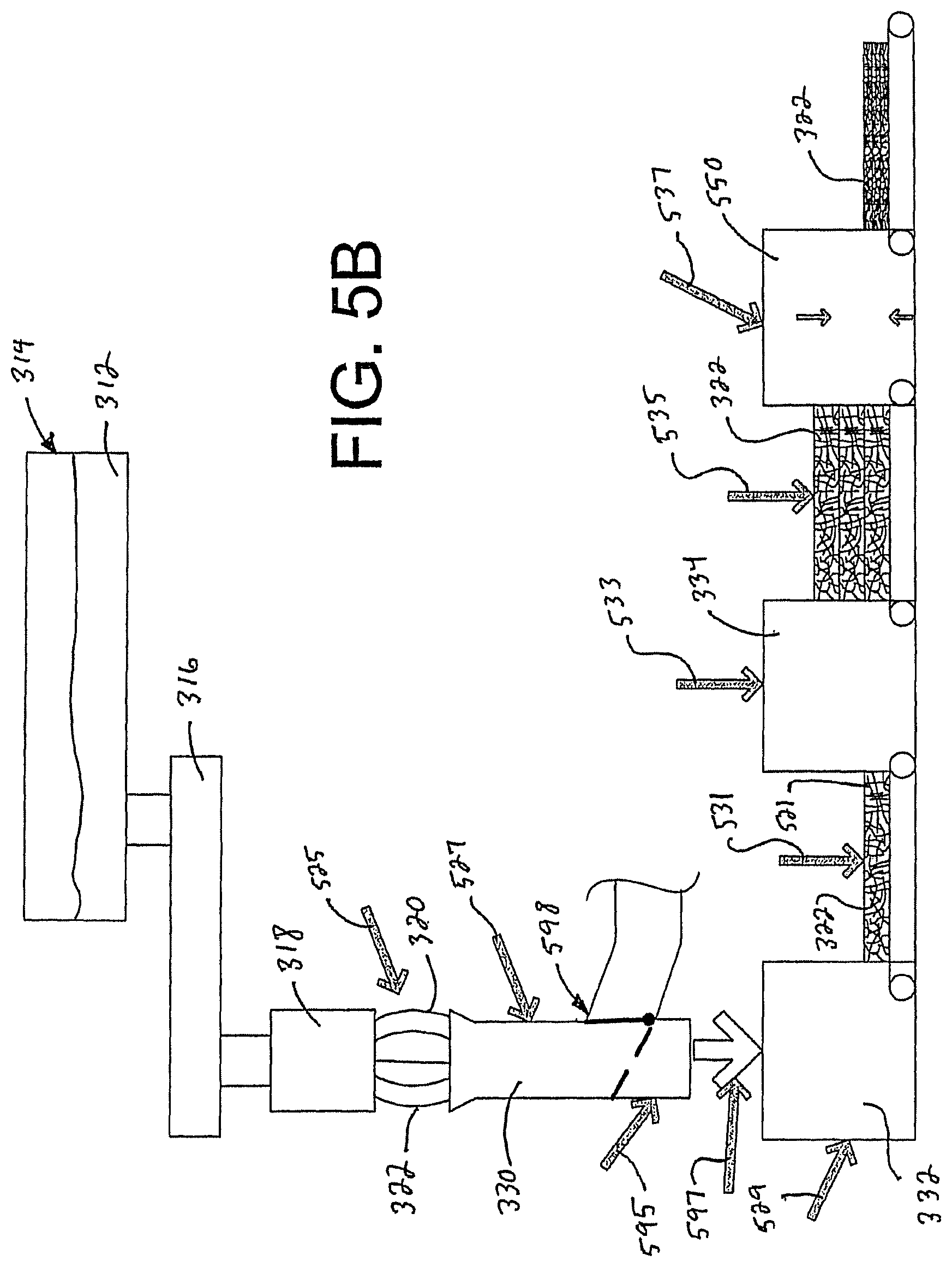 Patent US12590393 Figure 15 – Method of forming a web from fibrous materials